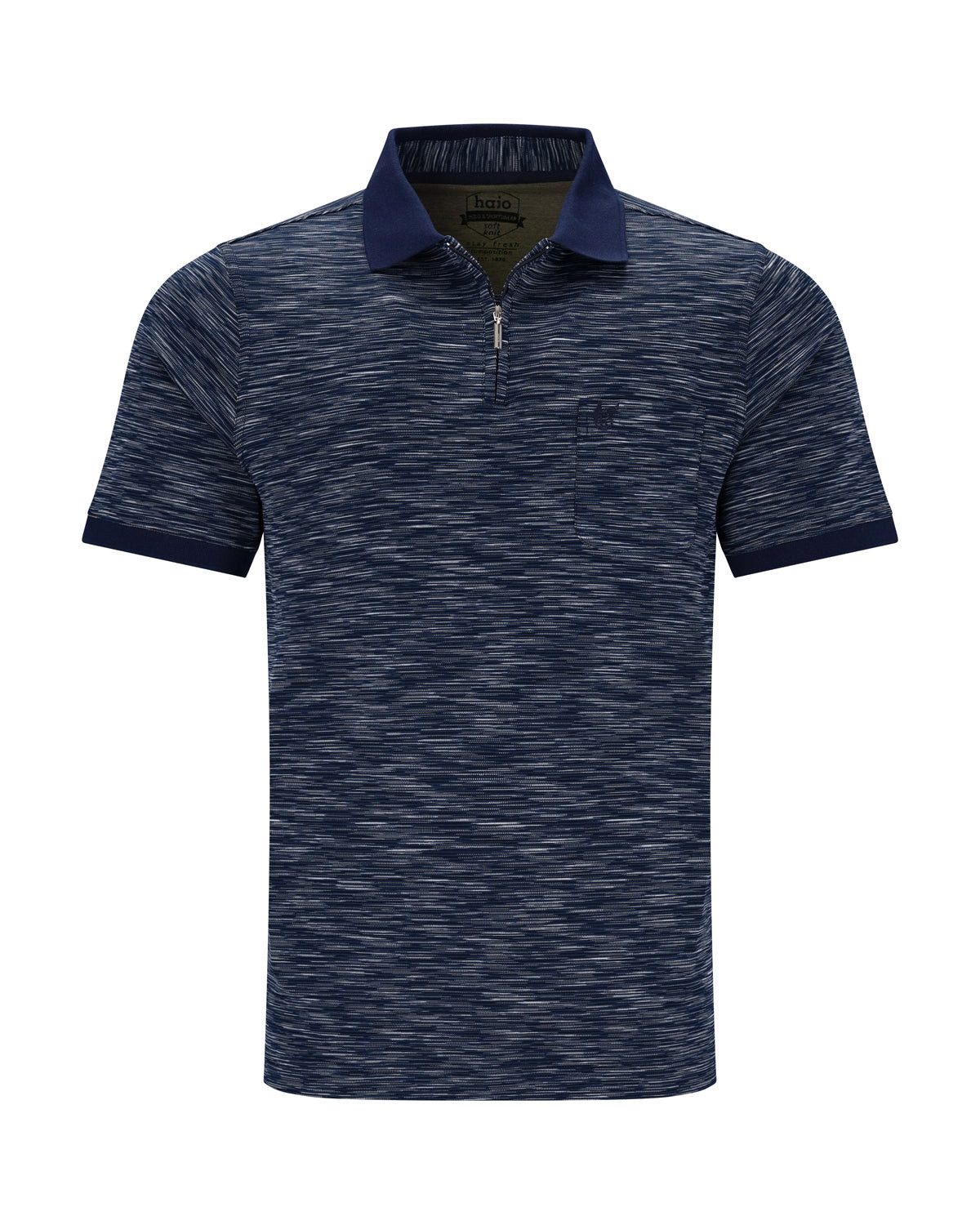 Hajo Poloshirt Jacquard-Poloshirt in soft knit-Qualität günstig online kaufen