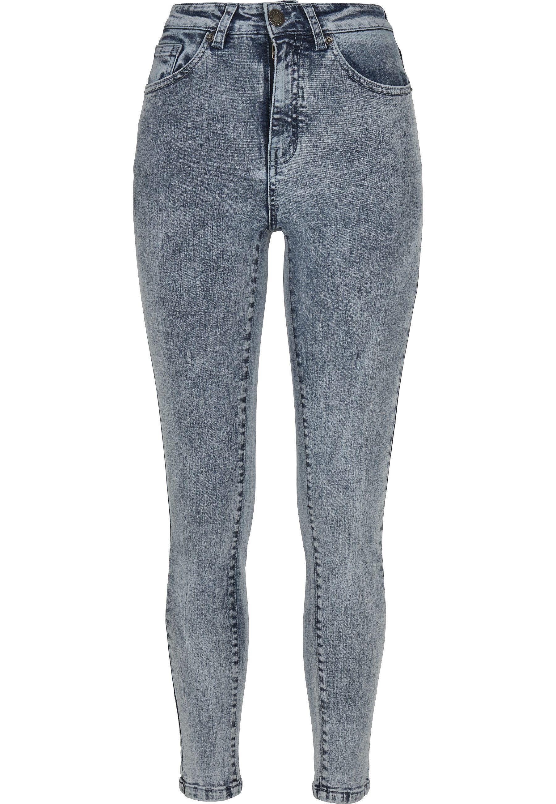 Bequeme Jeans Urban Classics Damen Ladies High Waist Skinny Jeans