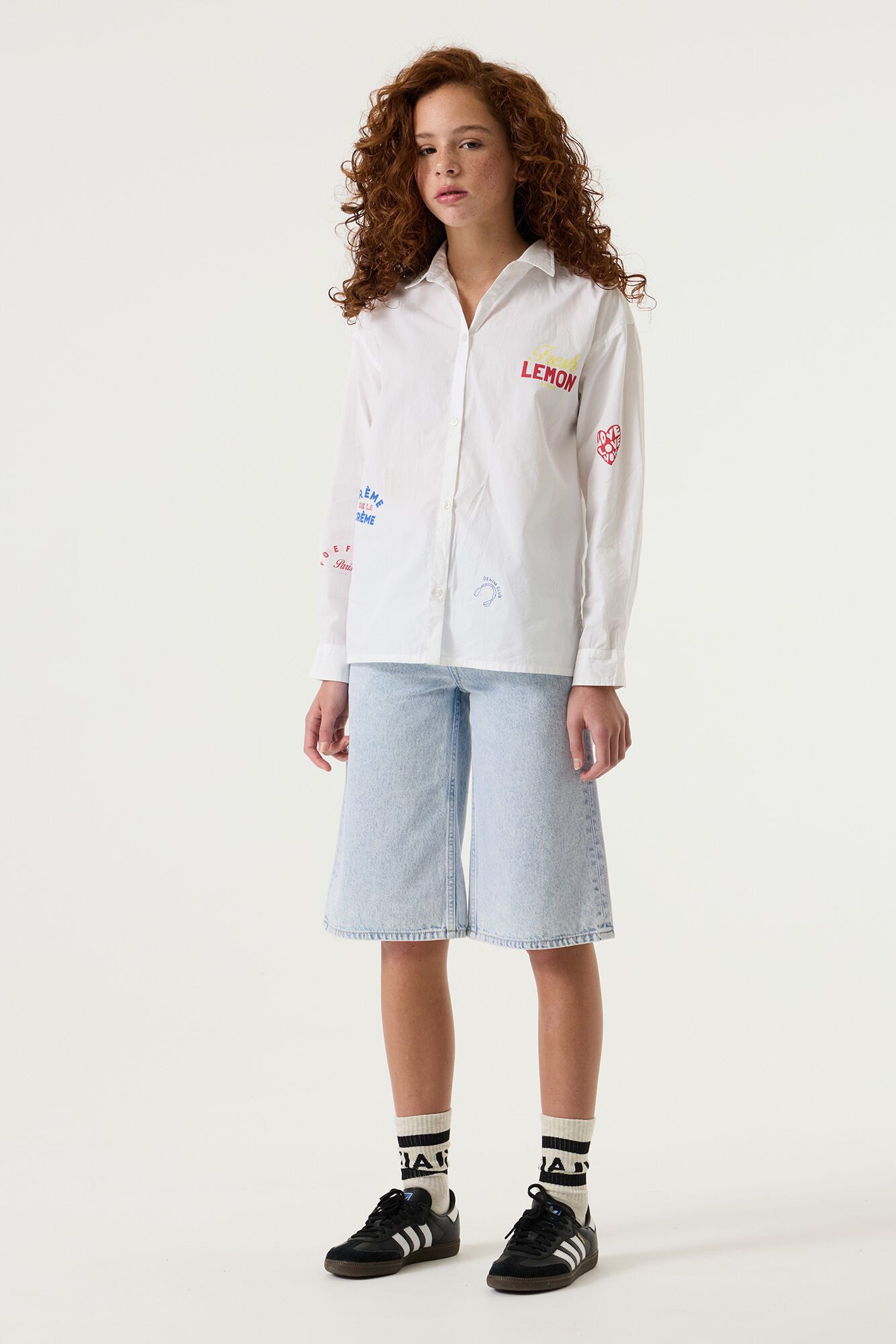 Garcia Jeansshorts Wide Leg