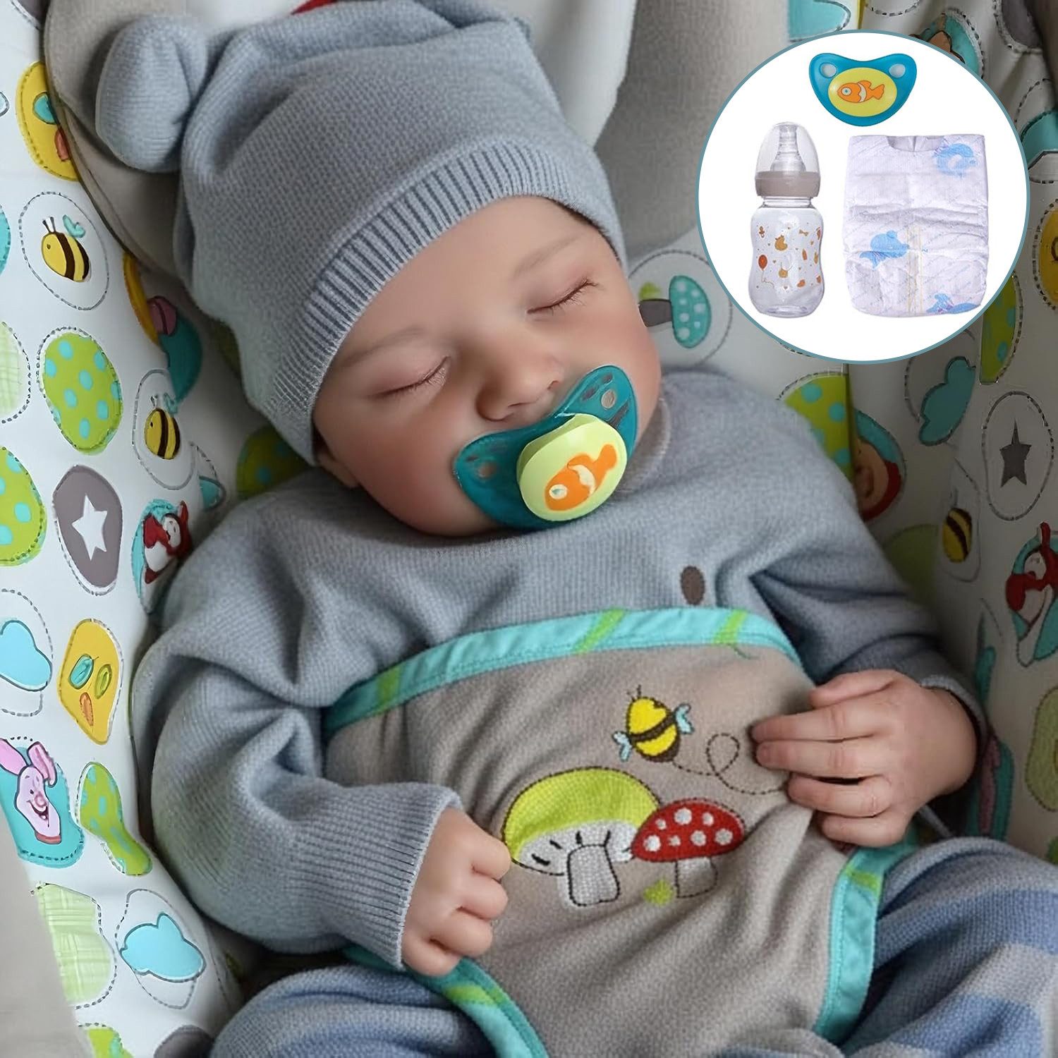 RWEUOQ Babypuppe Babypuppe 48 cm/19 Zoll günstig online kaufen