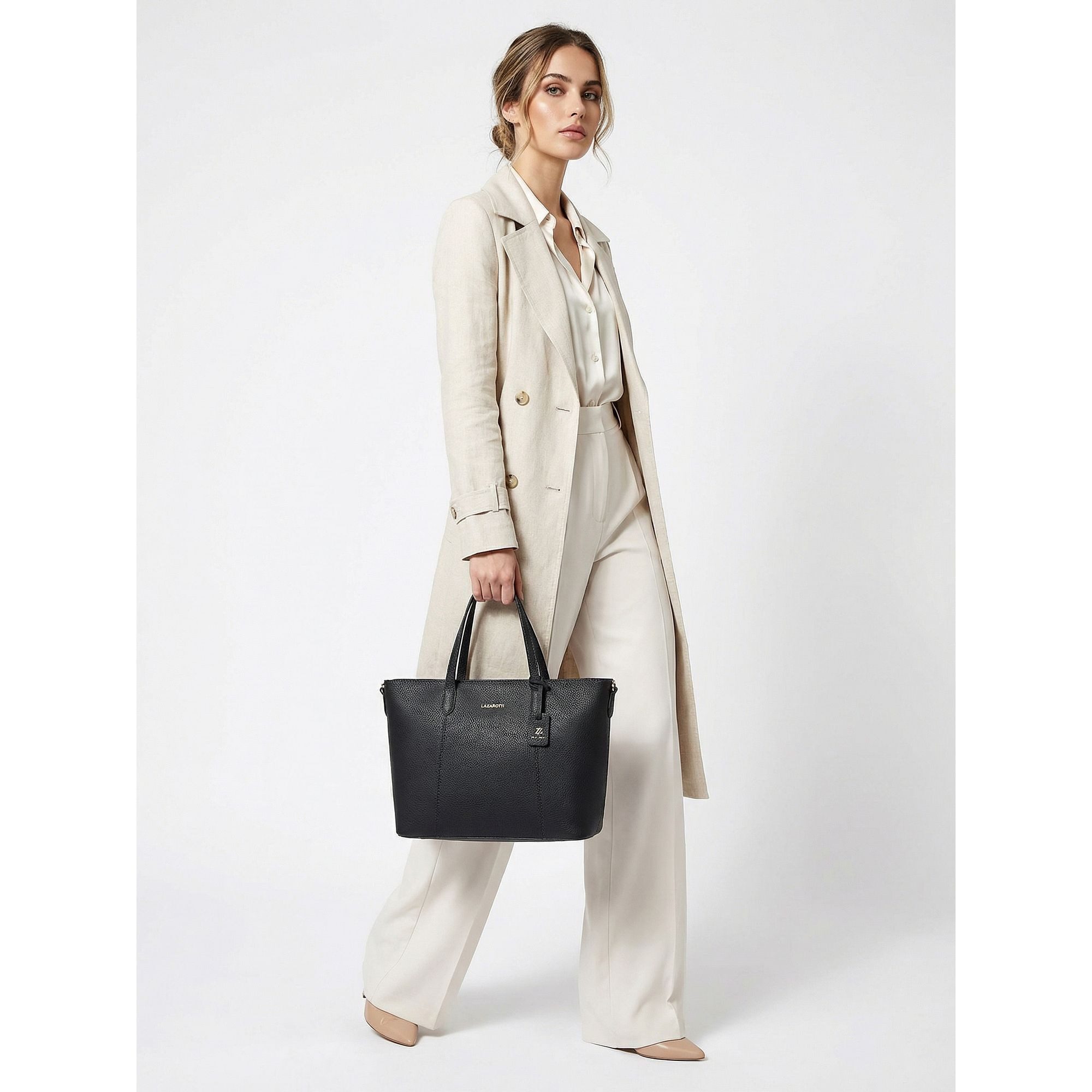 Lazarotti Shopper Bologna Leather, Leder