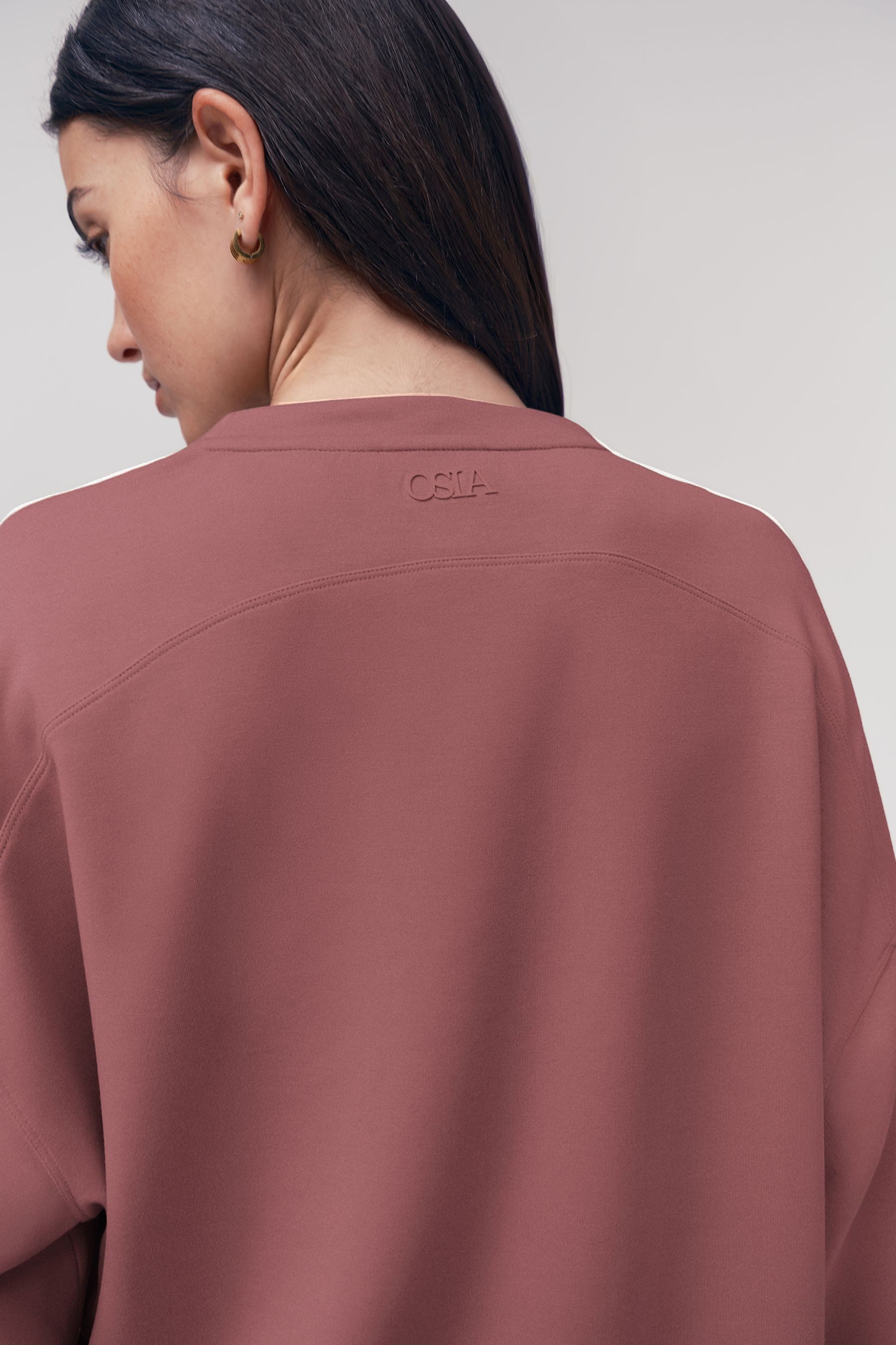 Osia Sweater OSIA Rundhals-Sweatshirt aus Modal (1-tlg)