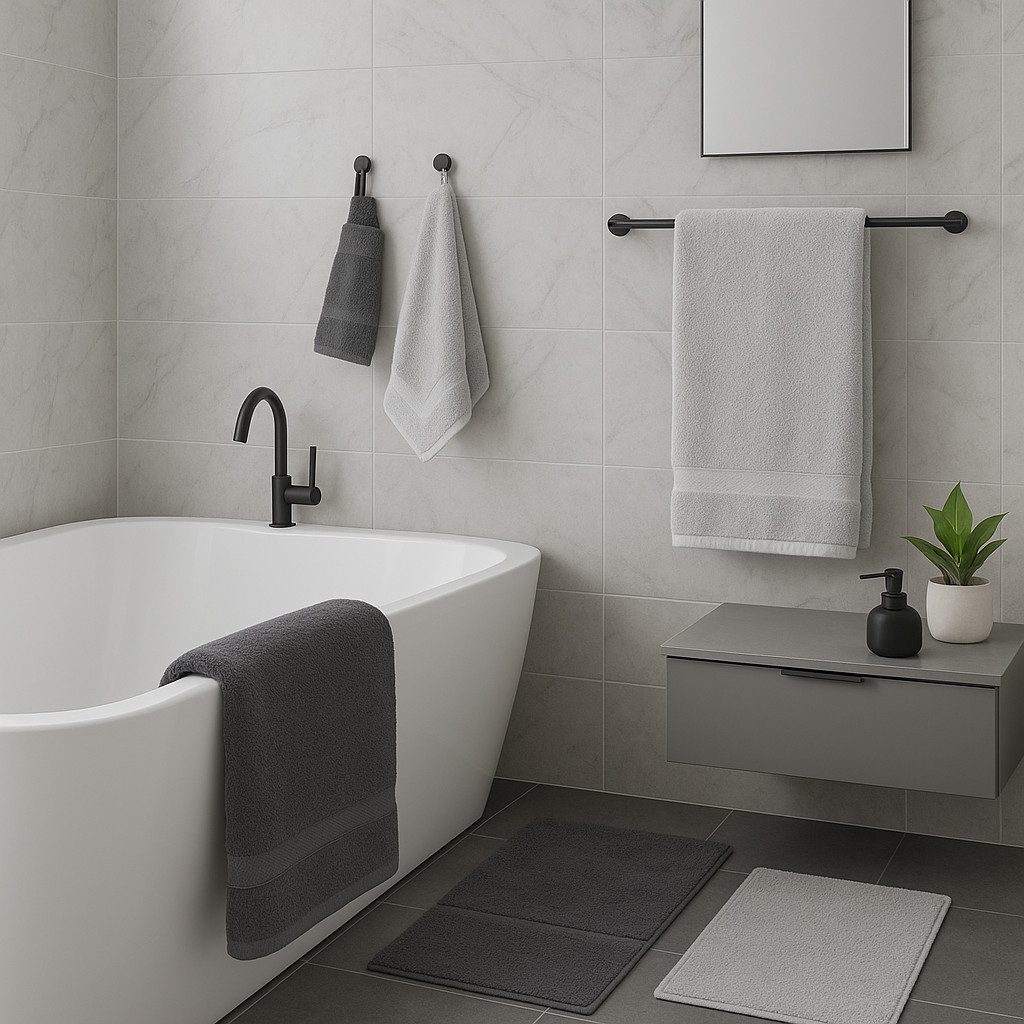 Betz Handtuch Set 10-TLG. Handtuch - Set Premium Farbe Anthrazit & Silbergr günstig online kaufen