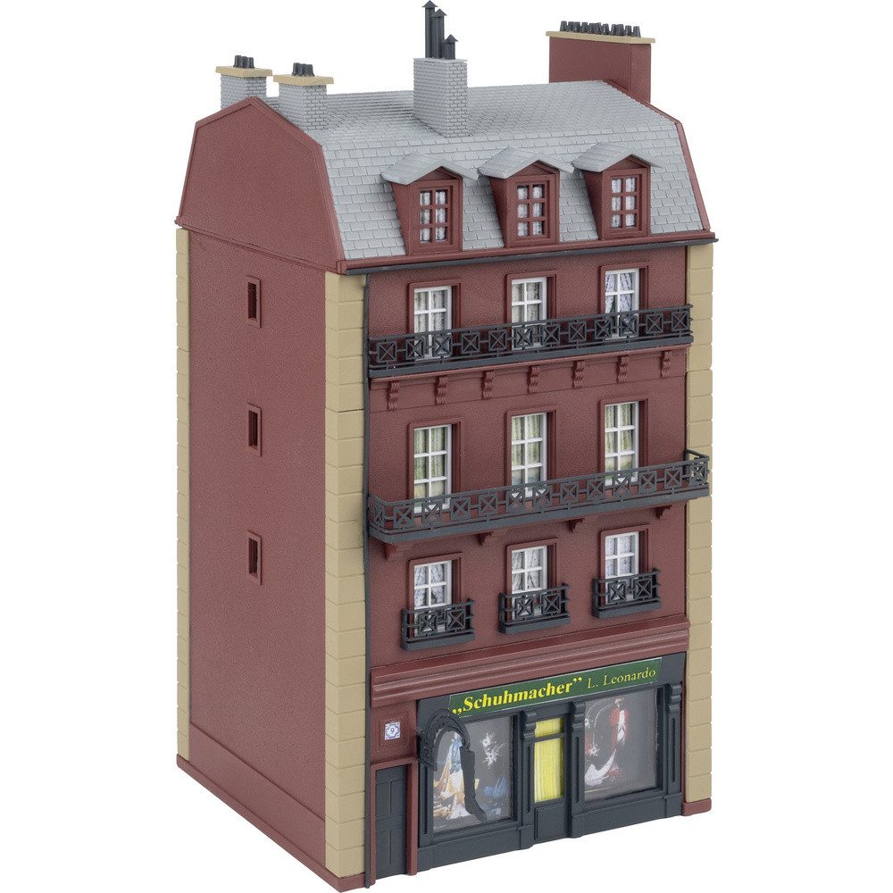 Modelleisenbahn-Gebäude Faller 130713 H0 Stadthaus, 4-stöckig