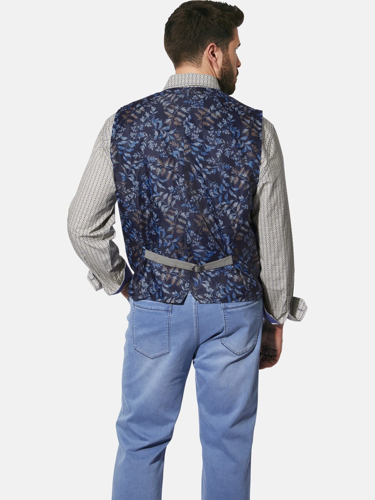 Charles Colby Anzugweste DUKE BARNABOR mit angedeutetem Einstecktuch günstig online kaufen