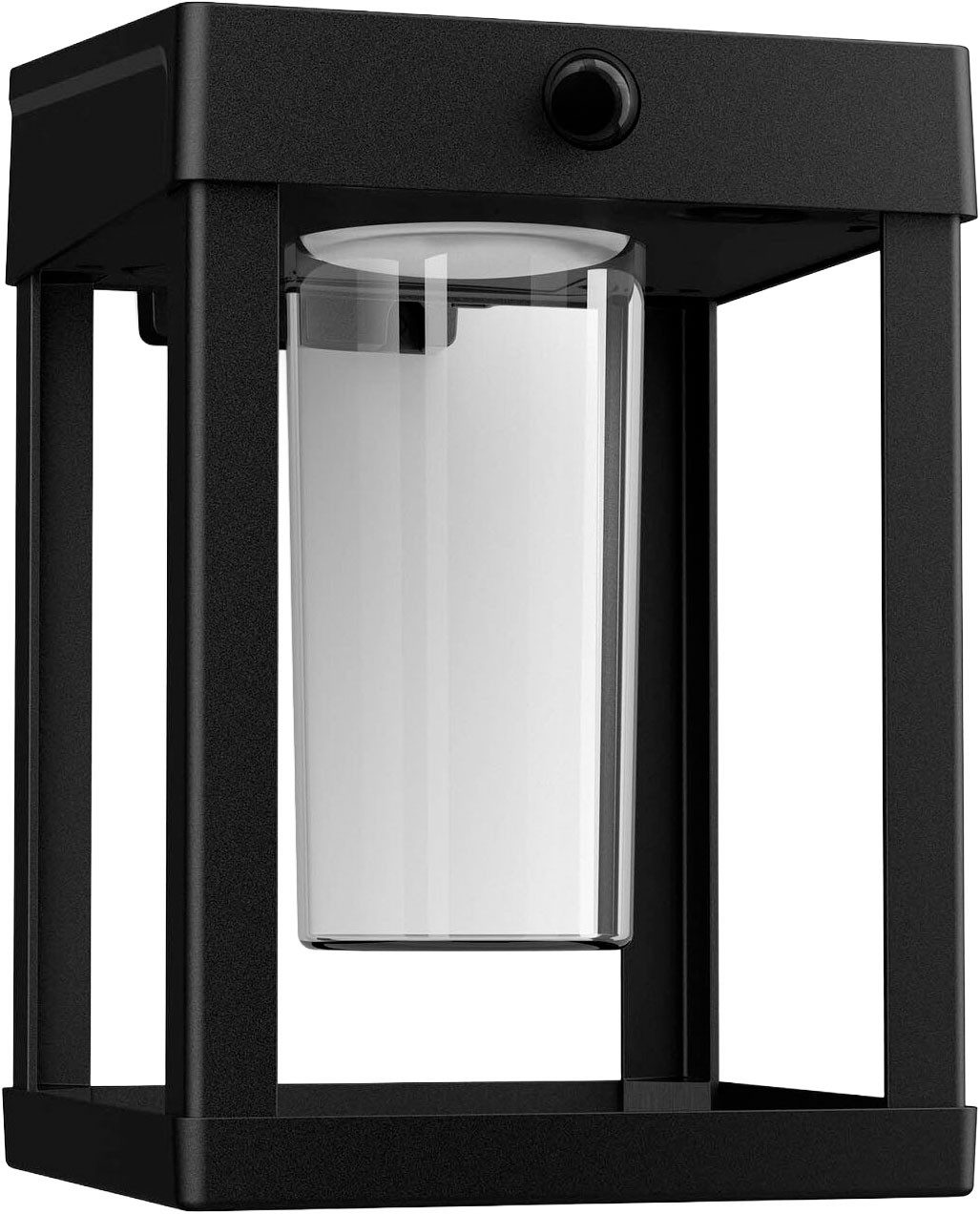 Philips Hue LED Außen-Wandleuchte Outdoor A-Label Solar Camill Wandleuchte eckig, LED fest integriert, Warmweiß