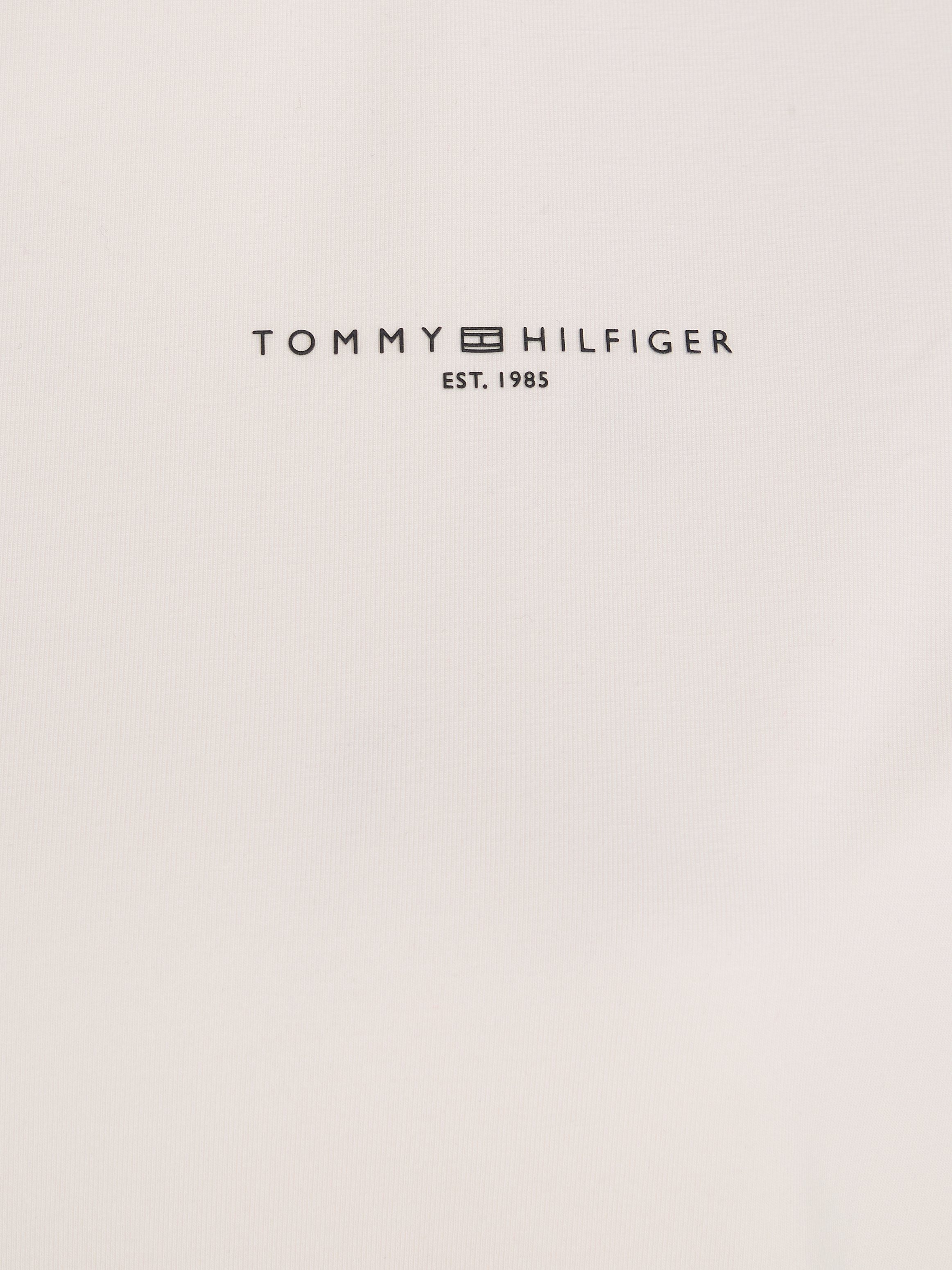 Tommy Hilfiger Curve Rundhalsshirt SIZE Logoschriftzug weiß PLUS CURVE,mit