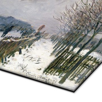Posterlounge XXL-Wandbild Claude Monet, Zug im Schnee (Die Lokomotive), Wohnzimmer Malerei