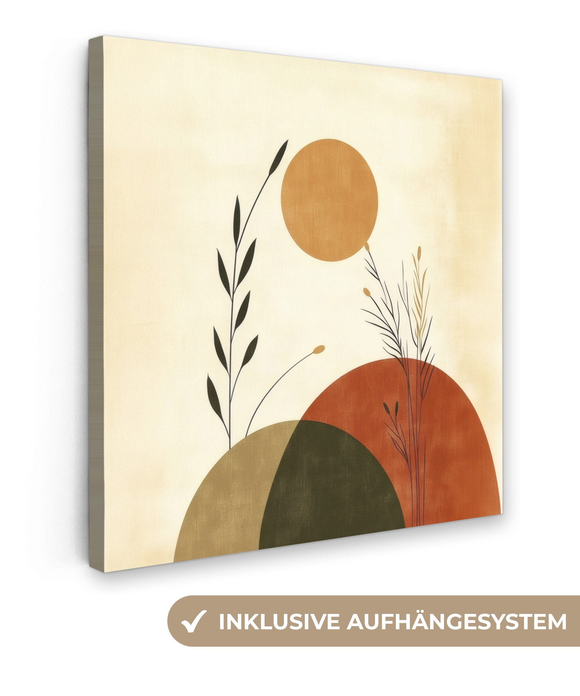 OneMillionCanvasses® Leinwandbild Pflanzen - Abstrakt - günstig online kaufen