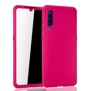 König Design Handyhülle Xiaomi Mi 9, Xiaomi Mi 9 Handyhülle 360 Grad Schutz Full Cover Rosa