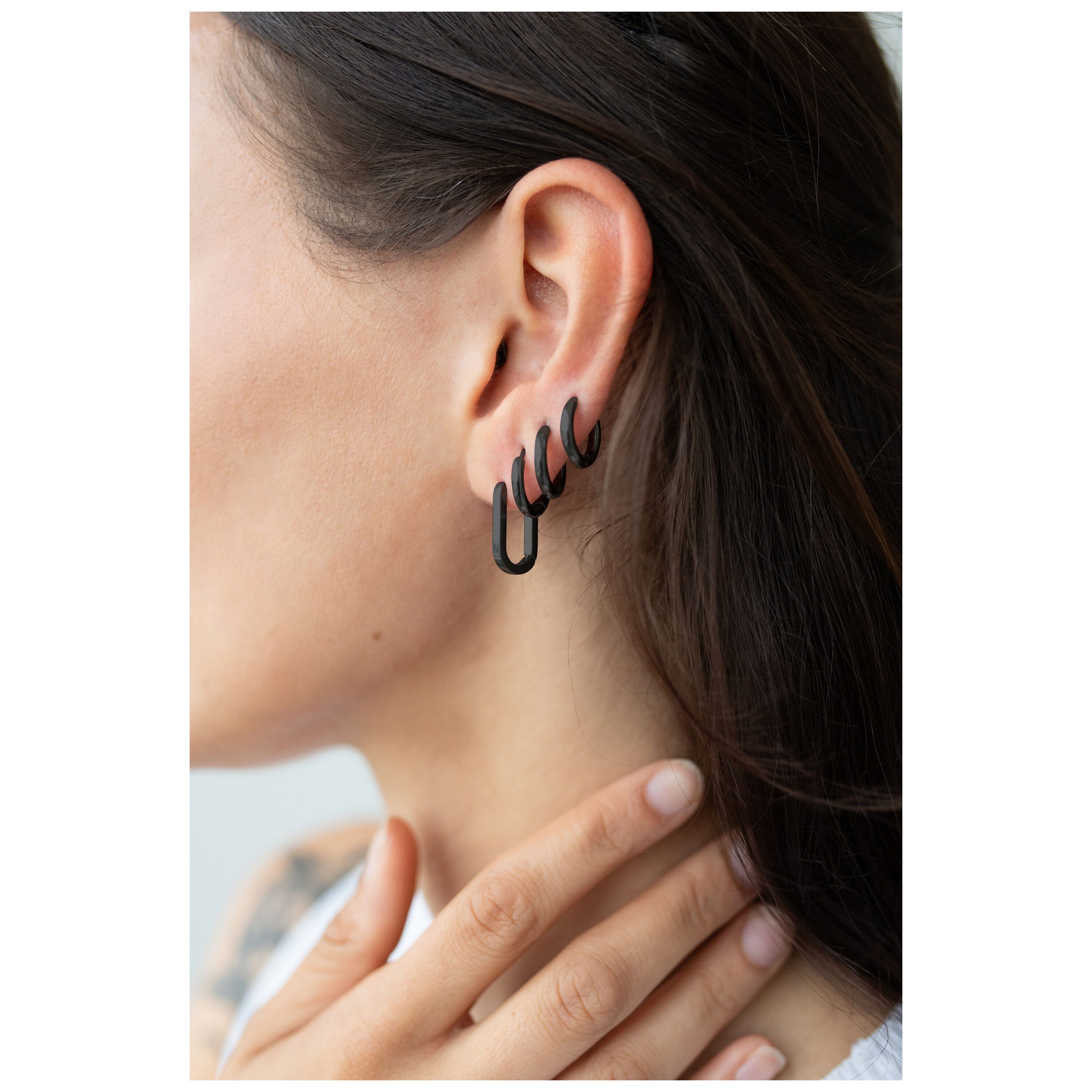 Wildcat Paar Ohrhänger Oval Basic Hoops, wasserfest, langlebig, hautverträg günstig online kaufen