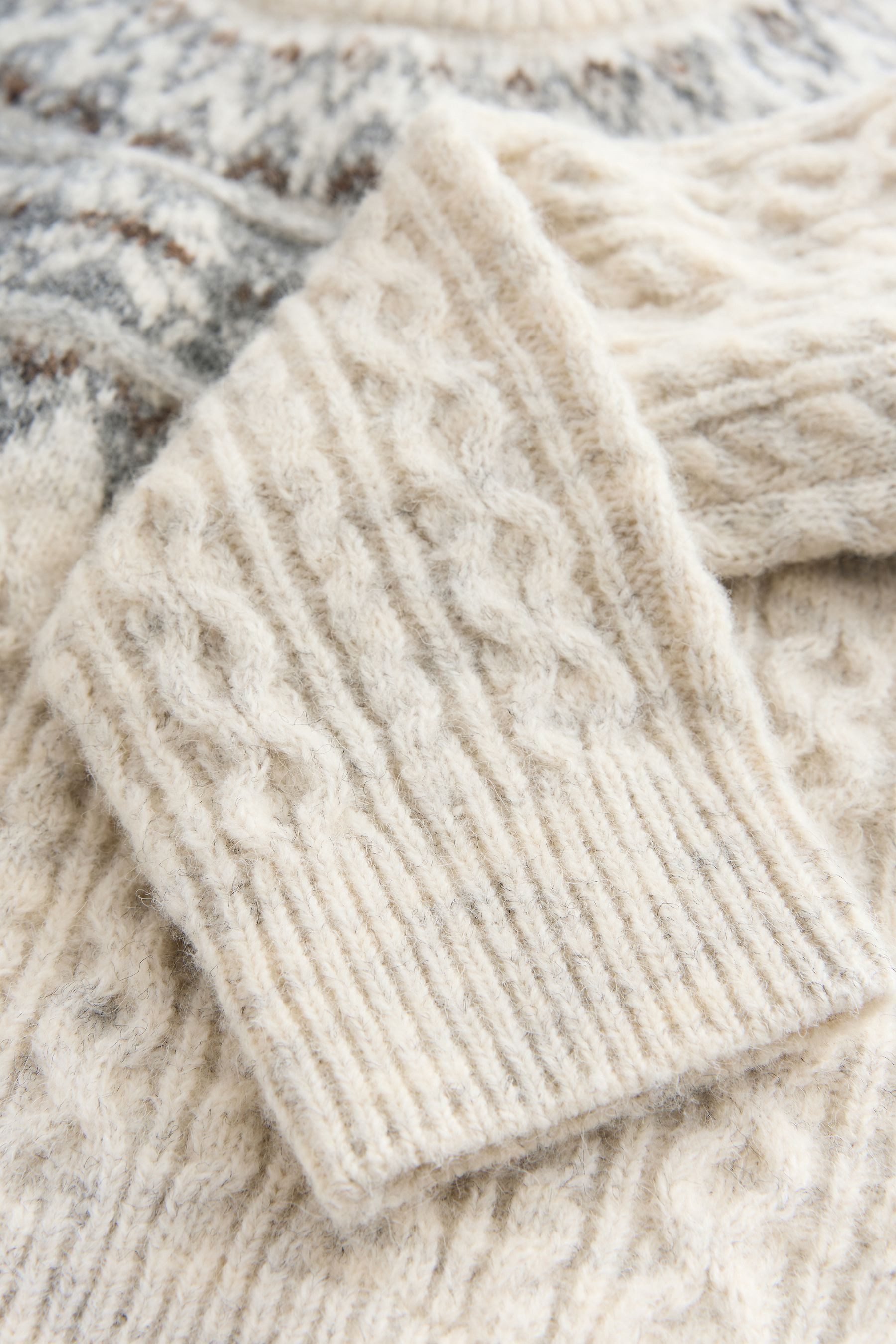Next Strickpullover Weihnachtspullover mit Hundemotiv (1-tlg)