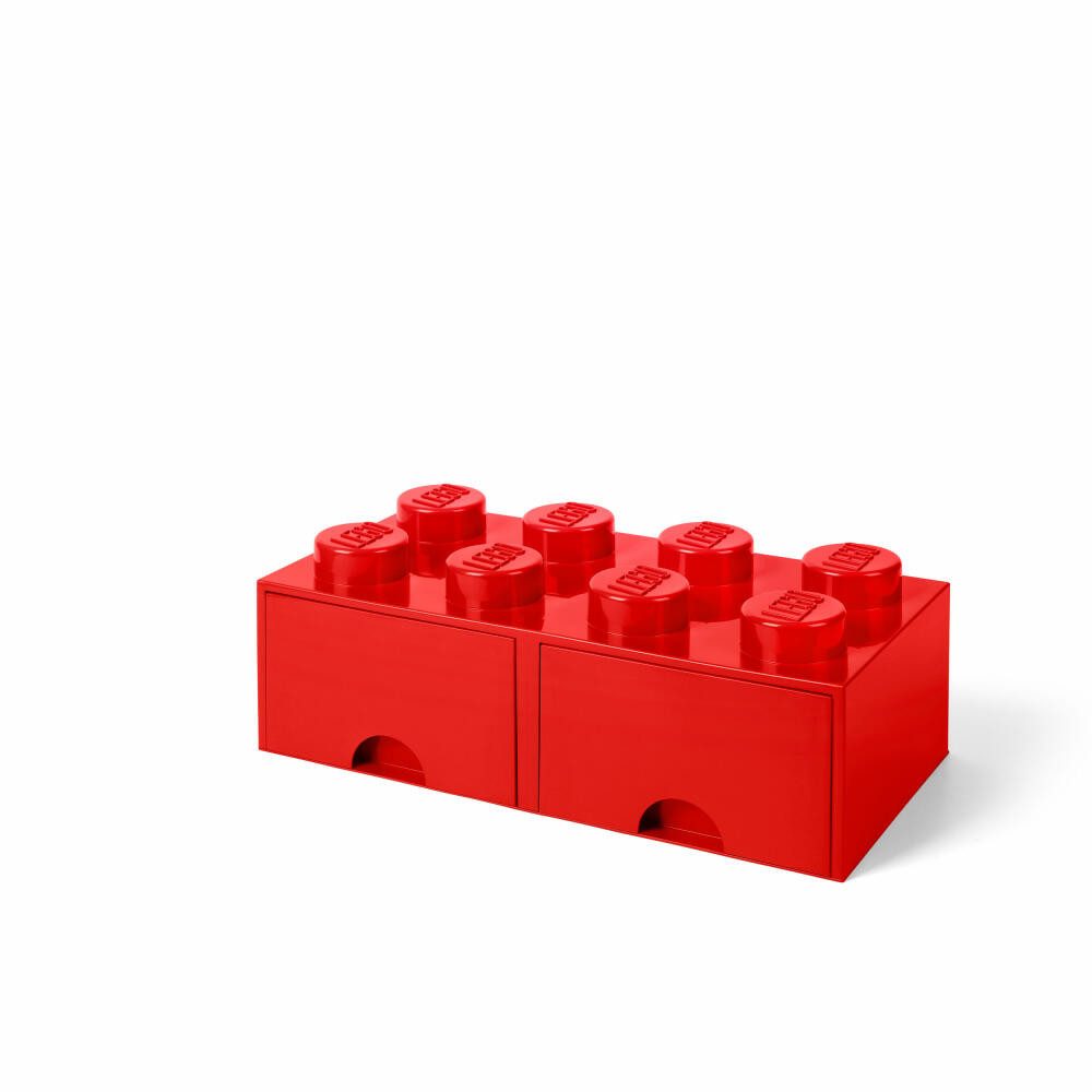 NHG Aufbewahrungsbox LEGO Brick Drawer 8 - Red
