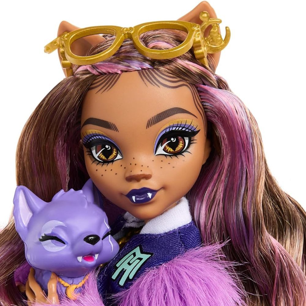 Mattel® Anziehpuppe Puppe Clawdeen Wolf Fashion Spiel-Set Monster High HRP65