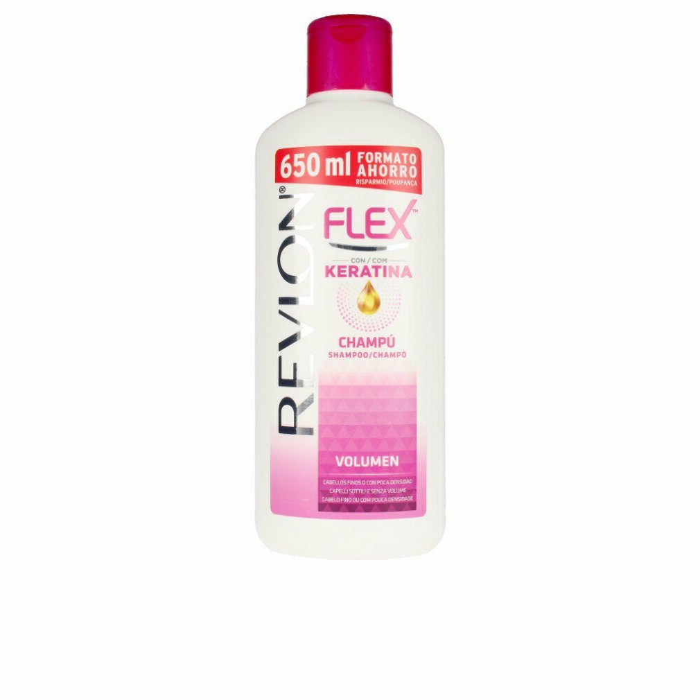 Revlon Haarshampoo Flex Keratin Shampoo Feines Haar 650ml, Produktvorteile:  Erweichend