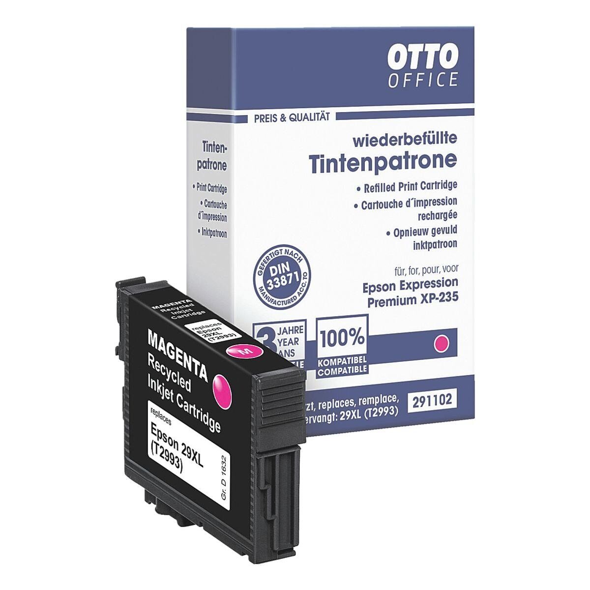 Otto Office  Office T2993 Tintenpatrone (ersetzt Epson »T2993« Nr. 29XL, magenta)