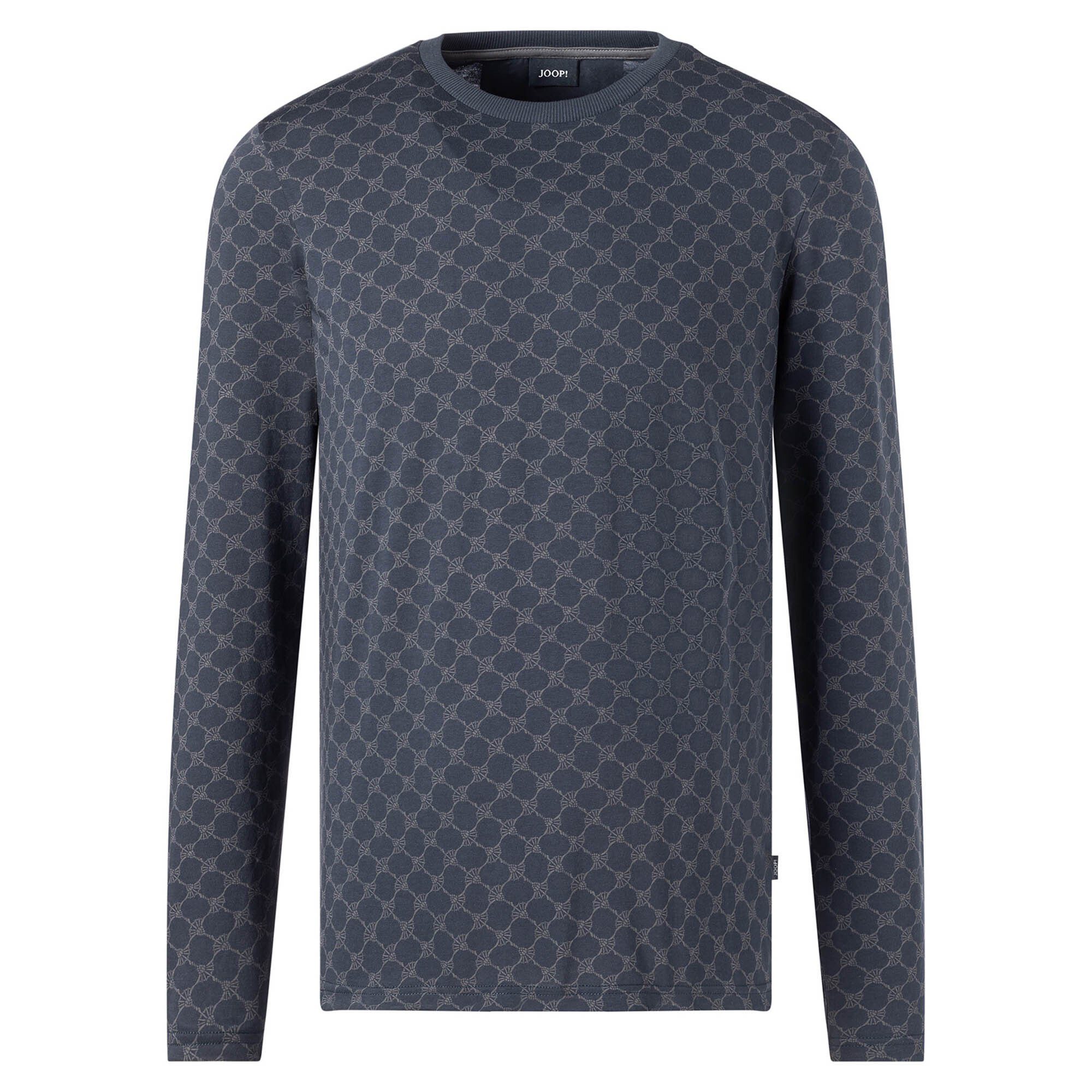 HerrenLangarm-Shirt T-Shirt Joop! - Homewear, Blau Rundhals