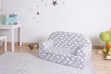 Knorrtoys® Sofa Grey White Clouds, für Kinder; Made in Europe