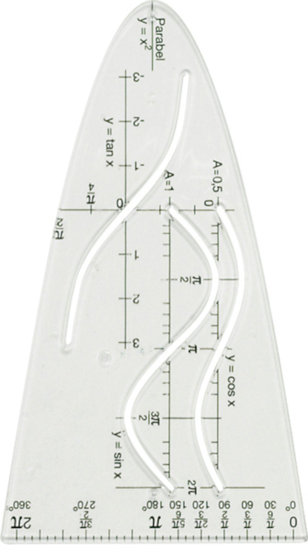 Stylex Schreibwaren Geodreieck Stylex Parabel