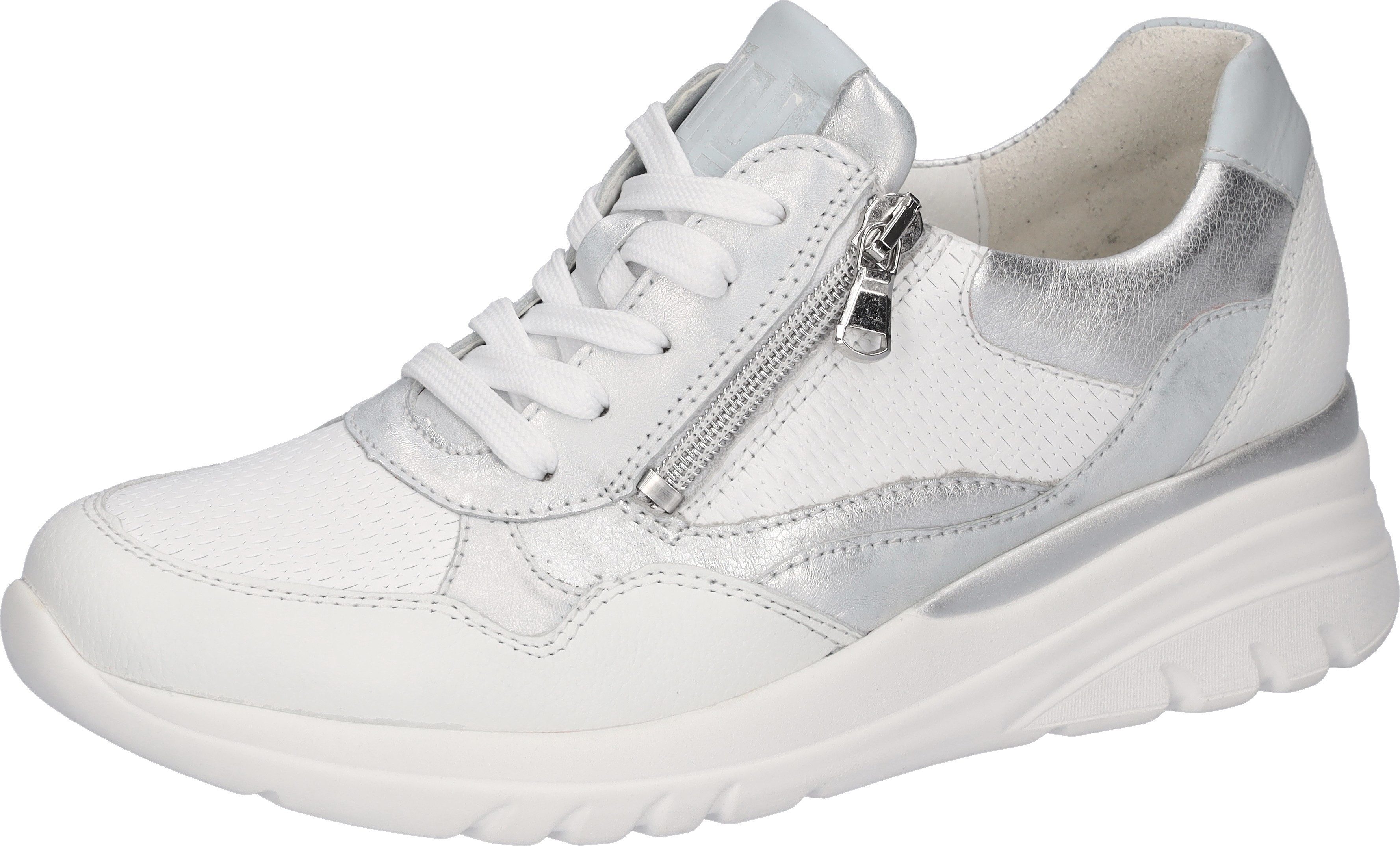 Waldläufer Keilsneaker Schnürschuh, Halbschuh, Freizeitschuh mit Reißverschluss