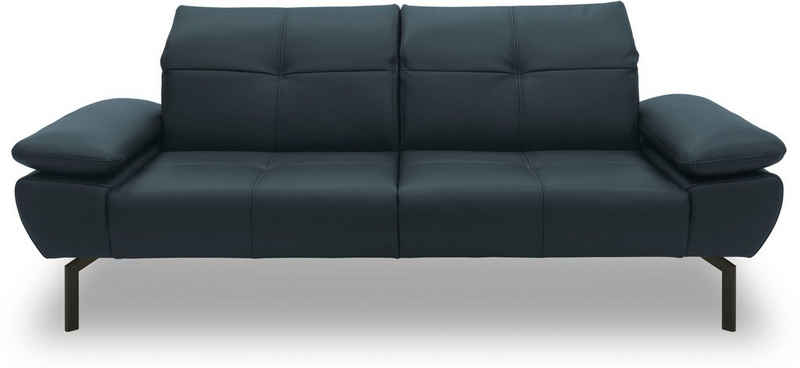 DOMO collection 2-Sitzer 100010, in zwei Sitzbreiten erhältlich, wahlweise mit Kranz