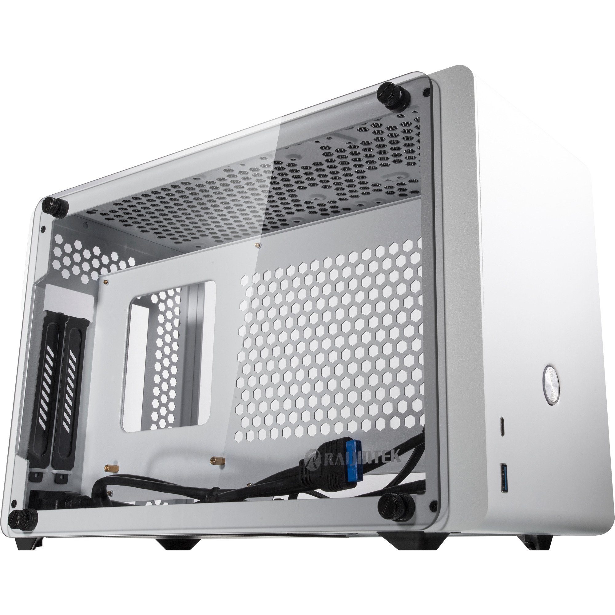 PC-Gehäuse RAIJINTEK OPHION WHITE, Tower-Gehäuse, (Tempered