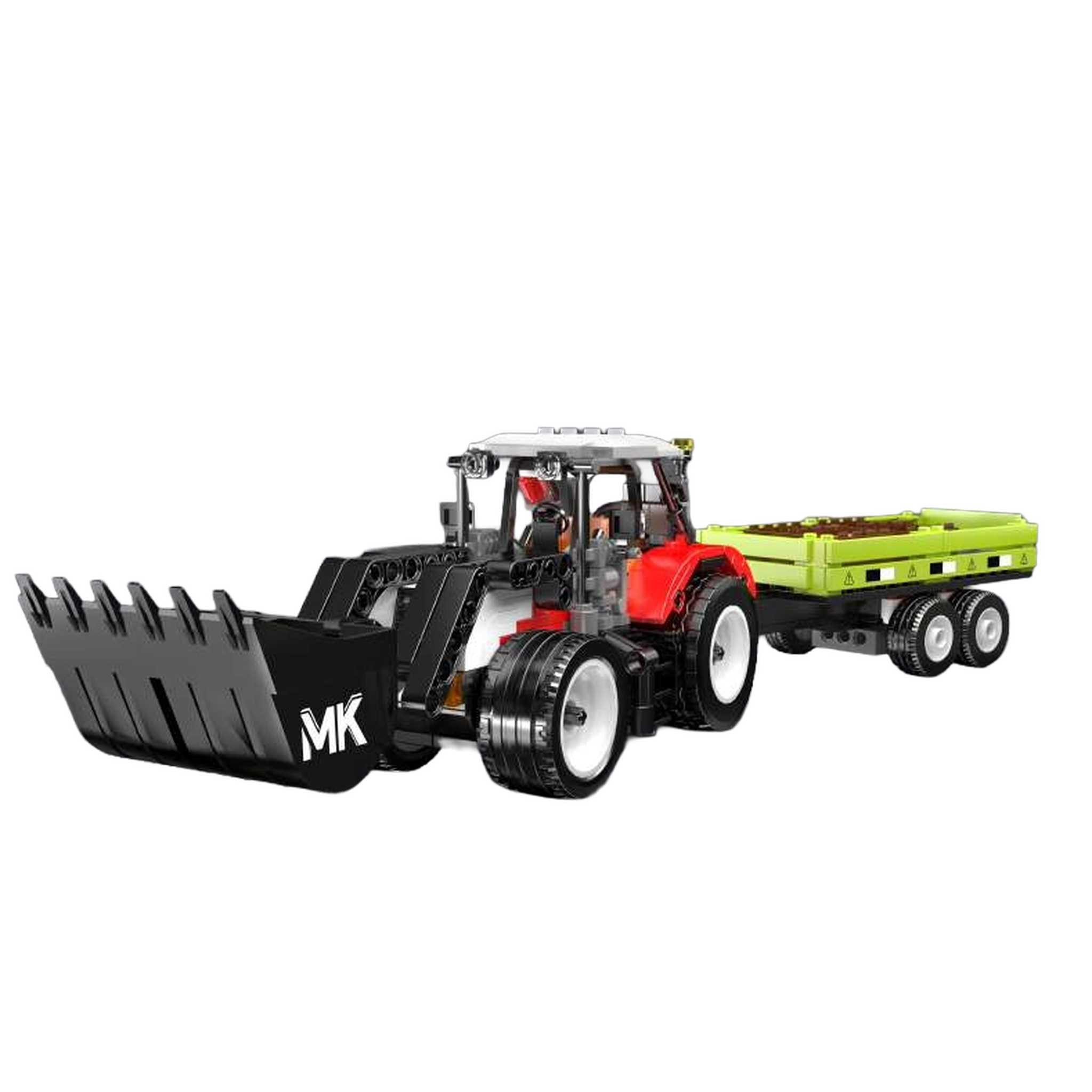 Mould King 24093 - Traktor mit Anhänger (Mould King) Spielbausteine