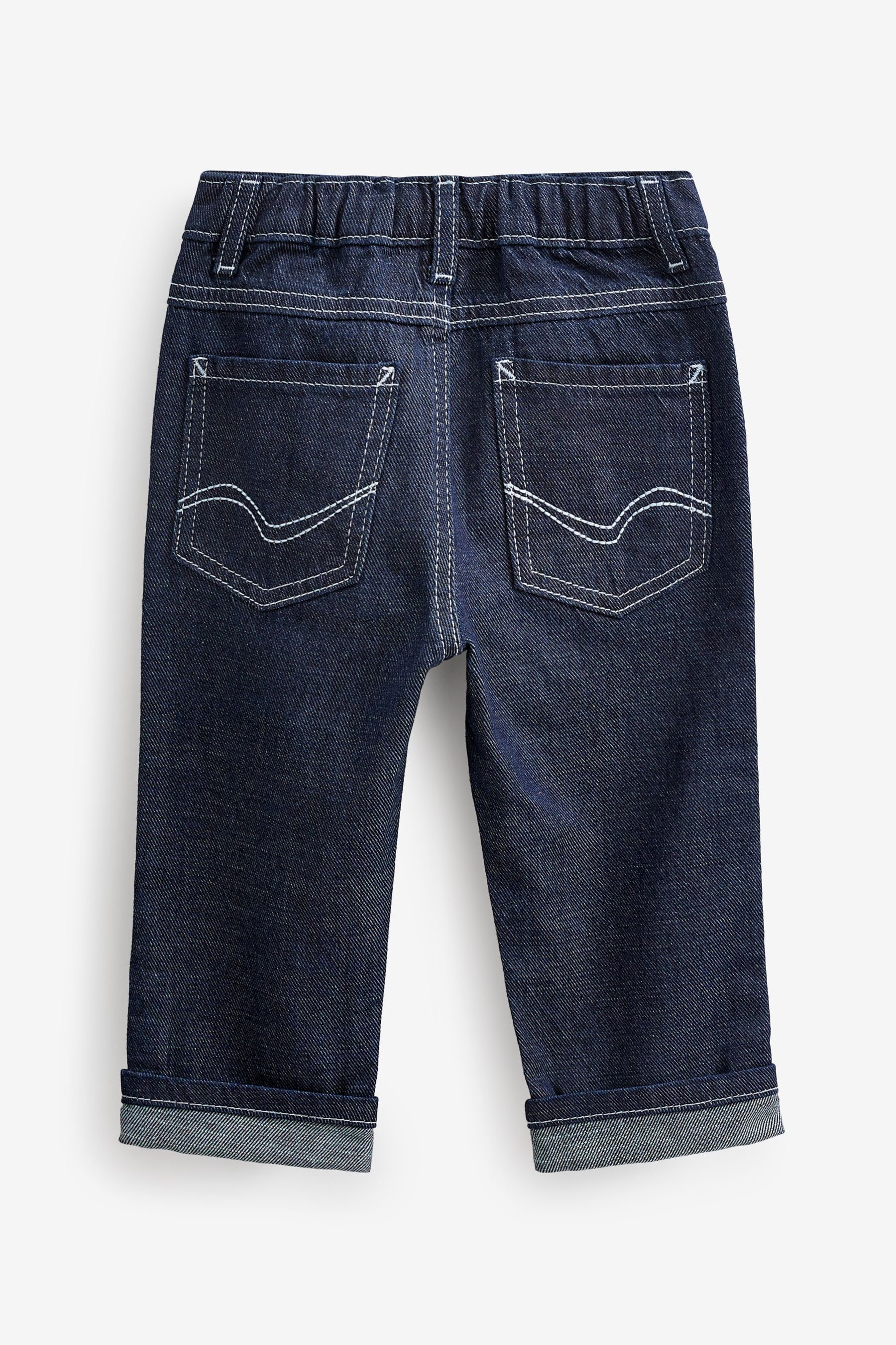 Next (1-tlg) Raw Denim Push-up-Jeans aus Workwear-Jeans