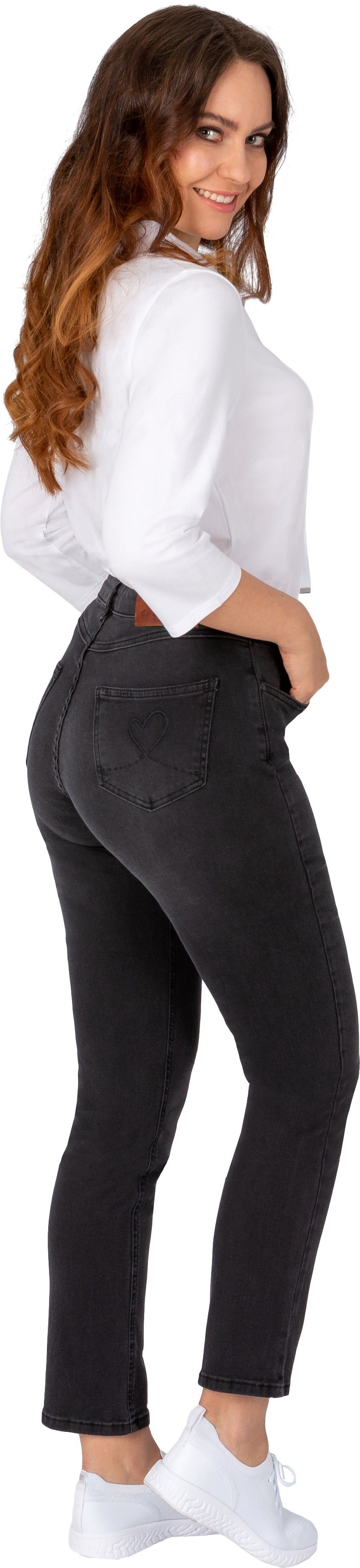 Gio Milano Stretch-Jeans Gio-Kim 5-Pockets Style günstig online kaufen