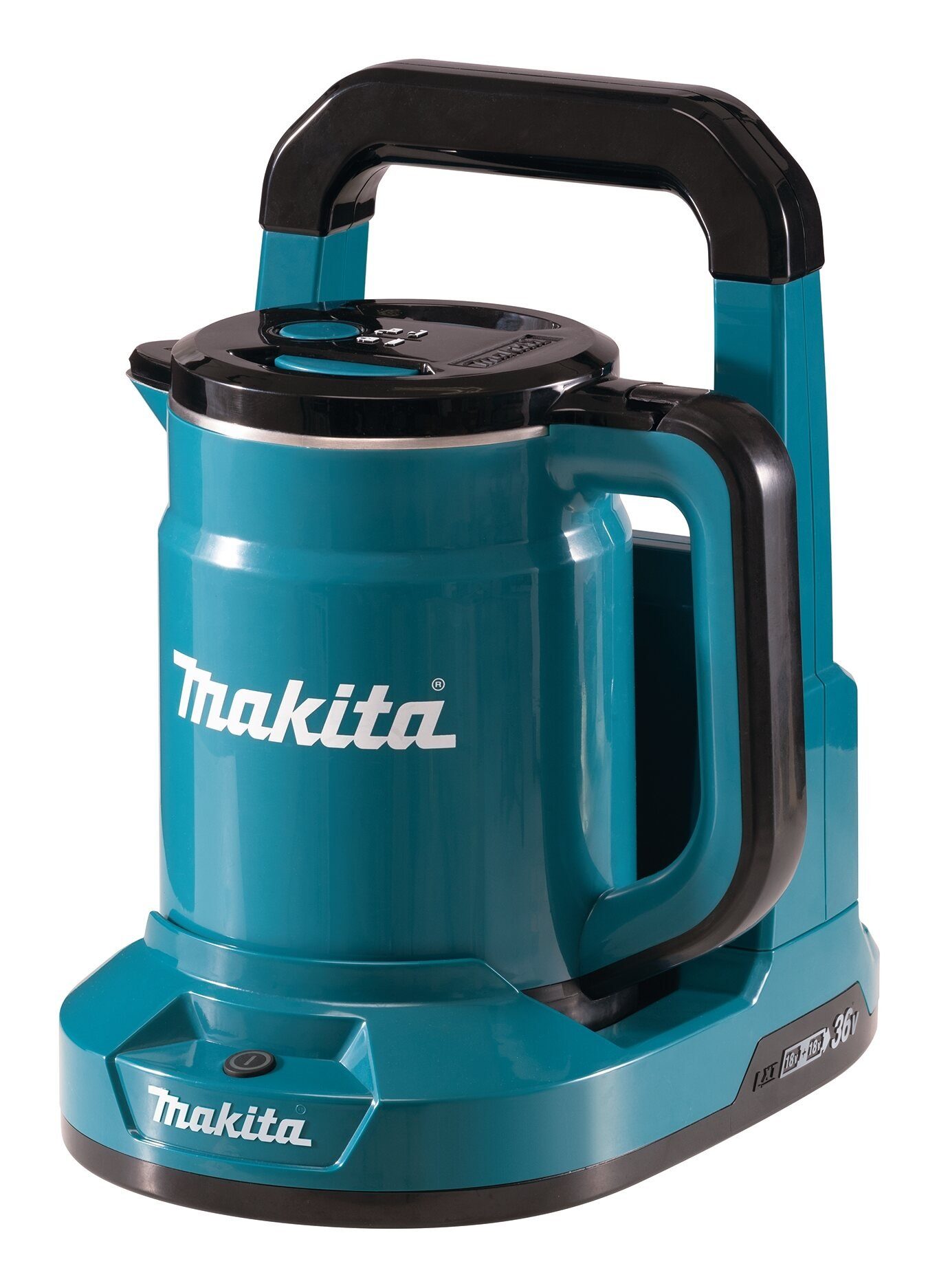 Makita Wasserkocher, Akku 2 x 18V, DKT360Z, 800 ml, Ohne Akku - im Karton