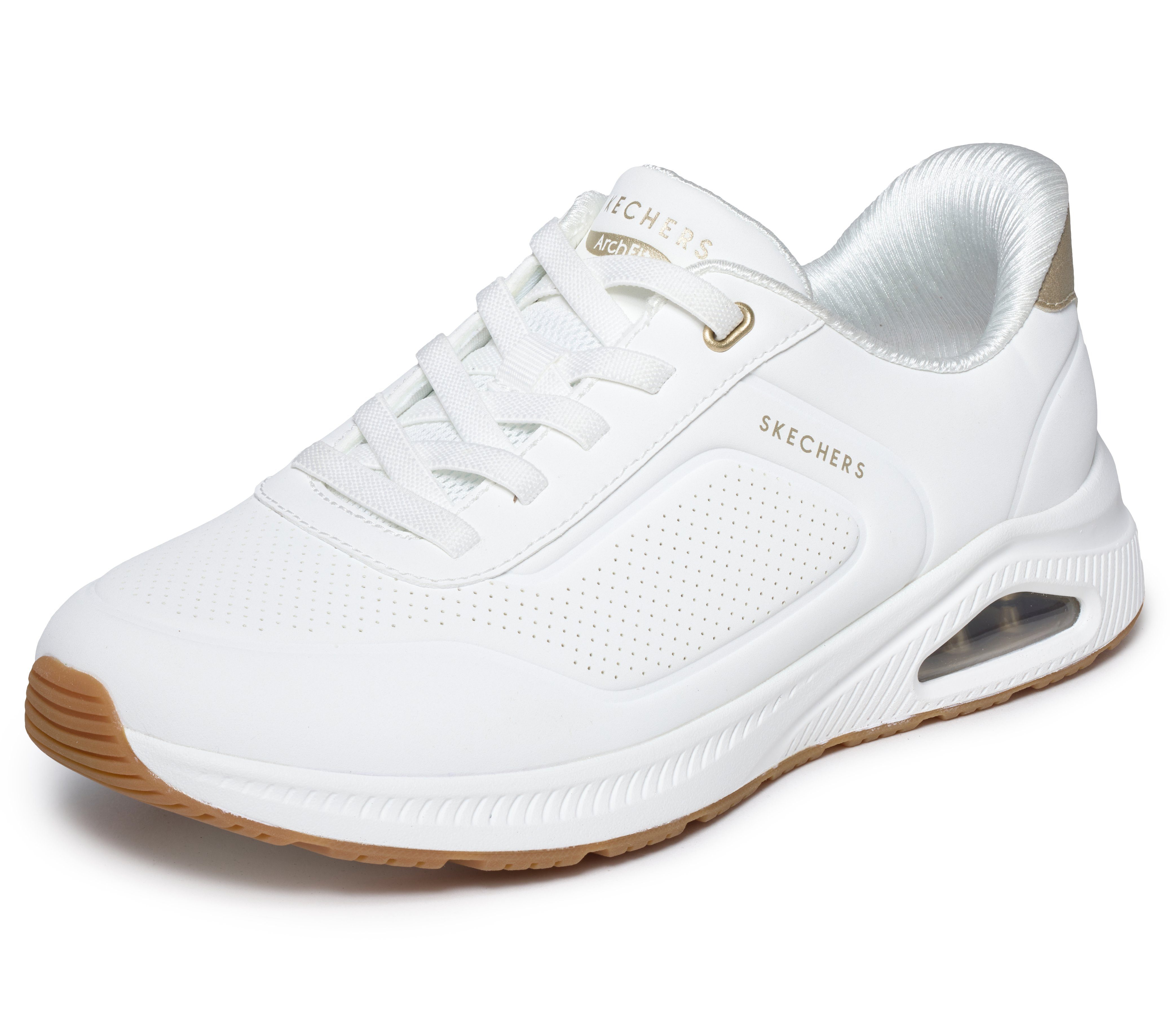 Skechers ARCH FIT UNO Slip-On Sneaker Schlupfschuh, Halbschuh, Freizeitschuh mit Slip ins
