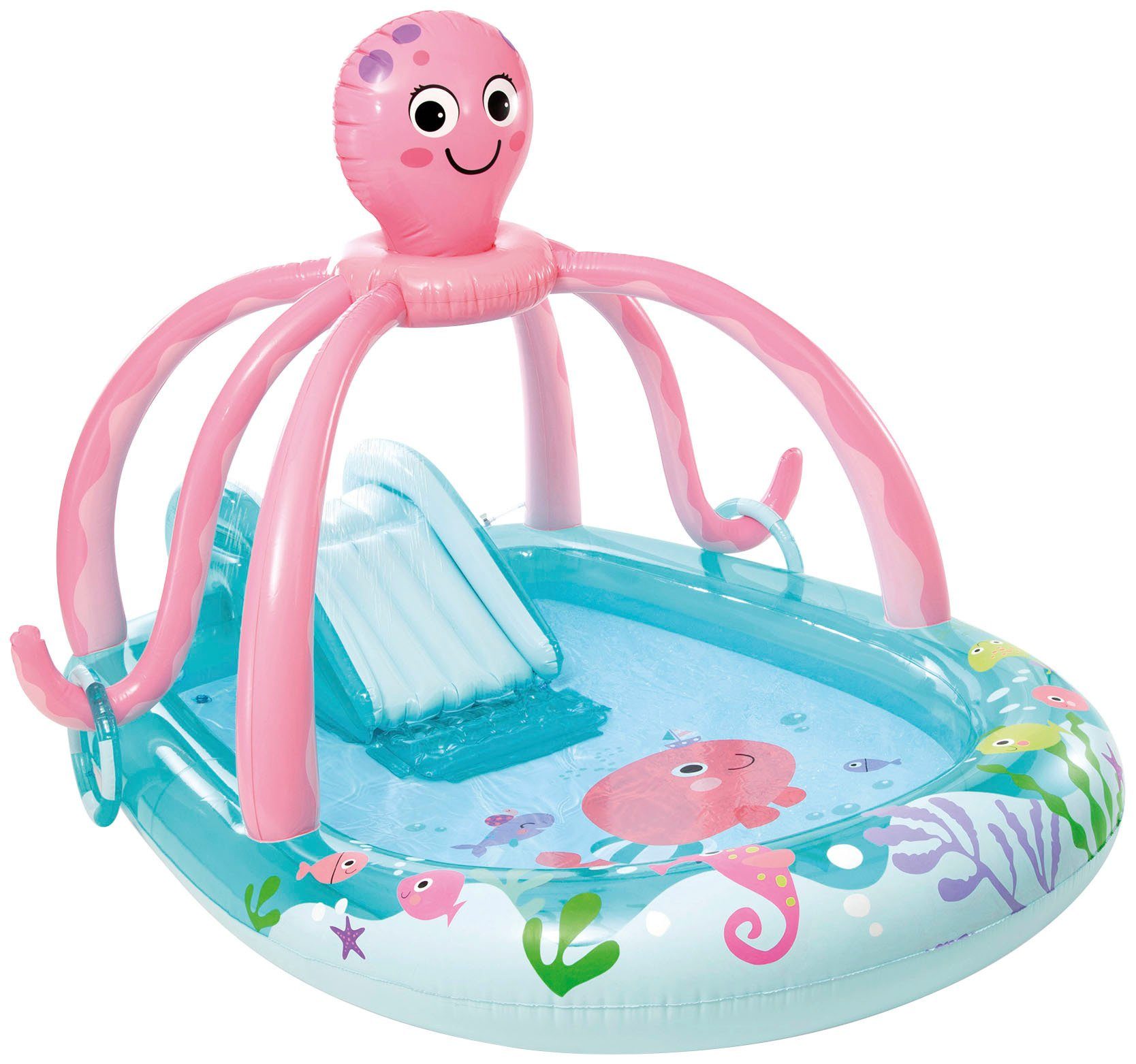 Intex Aufblasbares Spielhaus FRIENDLY OCTOPUS PLAY CENTER