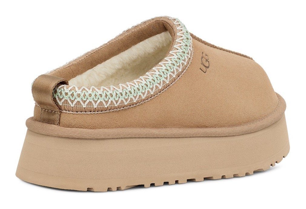 UGG TAZZ Hausschuh Clogs, Homeslippers, Pantoffel mit Textilband im Boho-Look