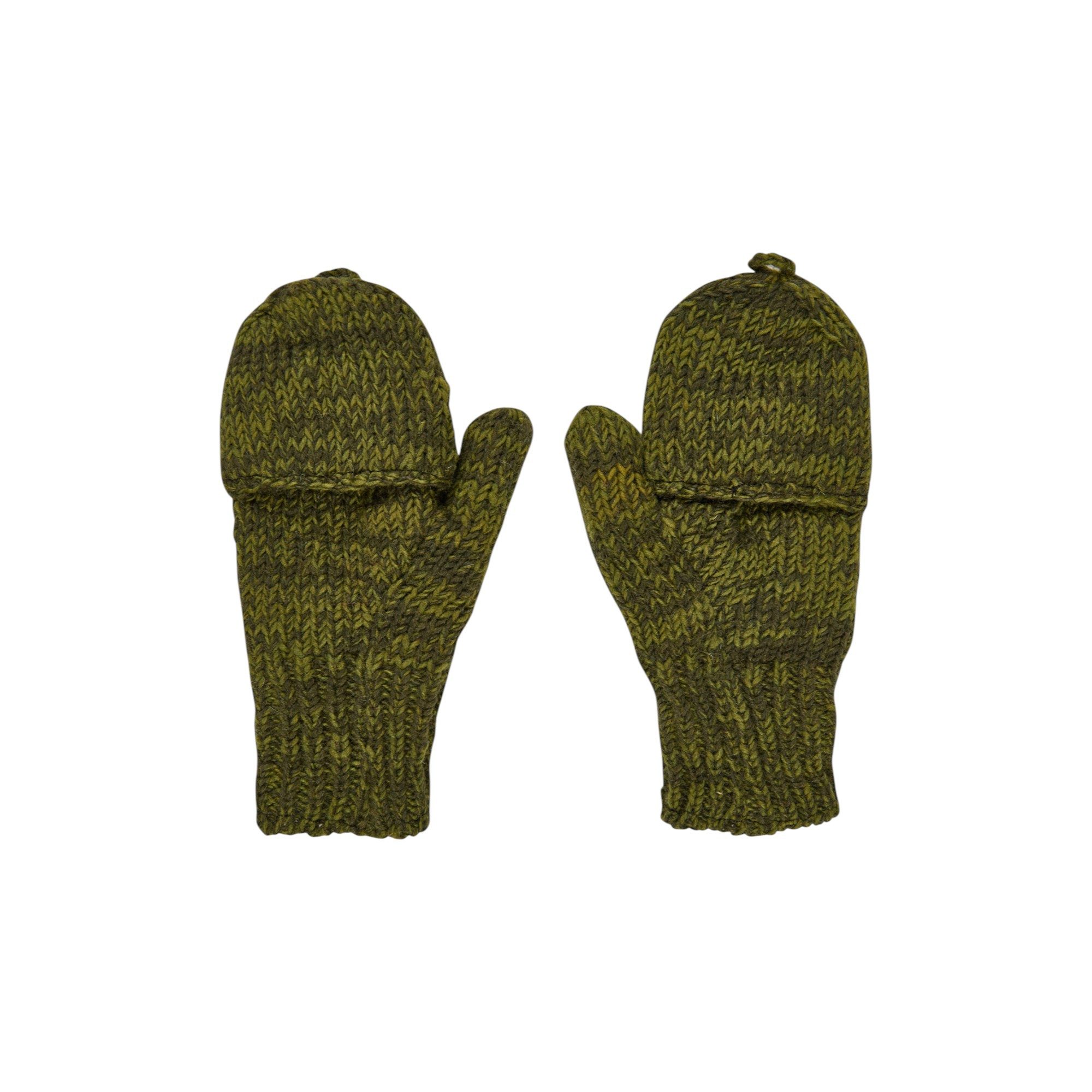 THC Natural Line Strickhandschuhe THC Klapphandschuhe 720 grün (1 Paar, 1-S günstig online kaufen