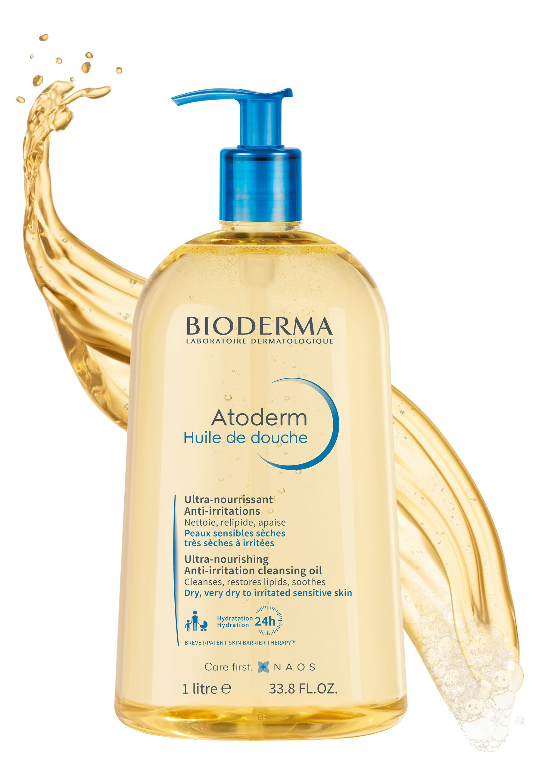 Bioderma Duschgel Atoderm Huile de douche, pflegt intensiv, wirkt nährend & lindert Spannungsgefühle