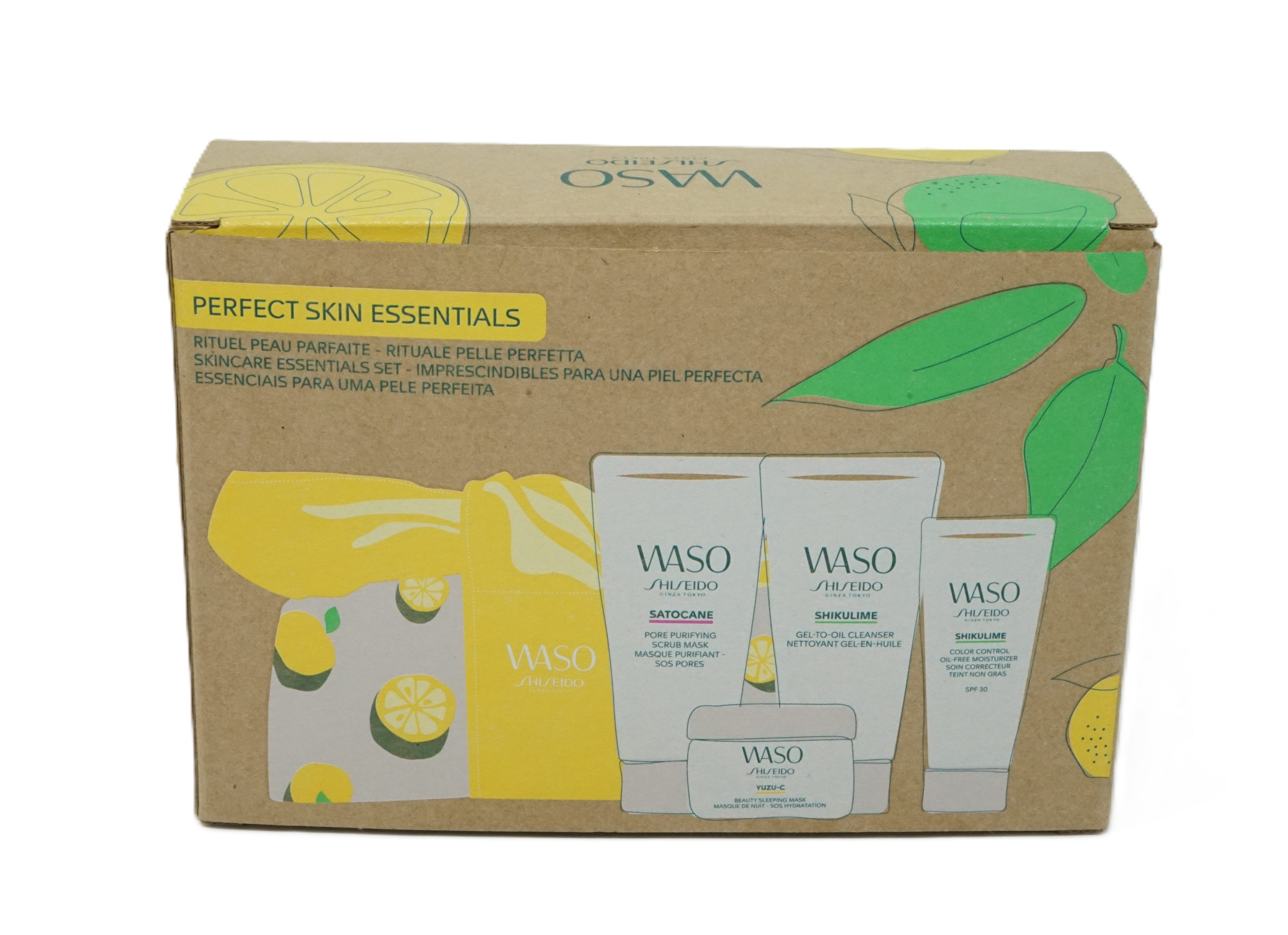 SHISEIDO Feuchtigkeitscreme Shiseido Waso Perfect Skin Essentials Set