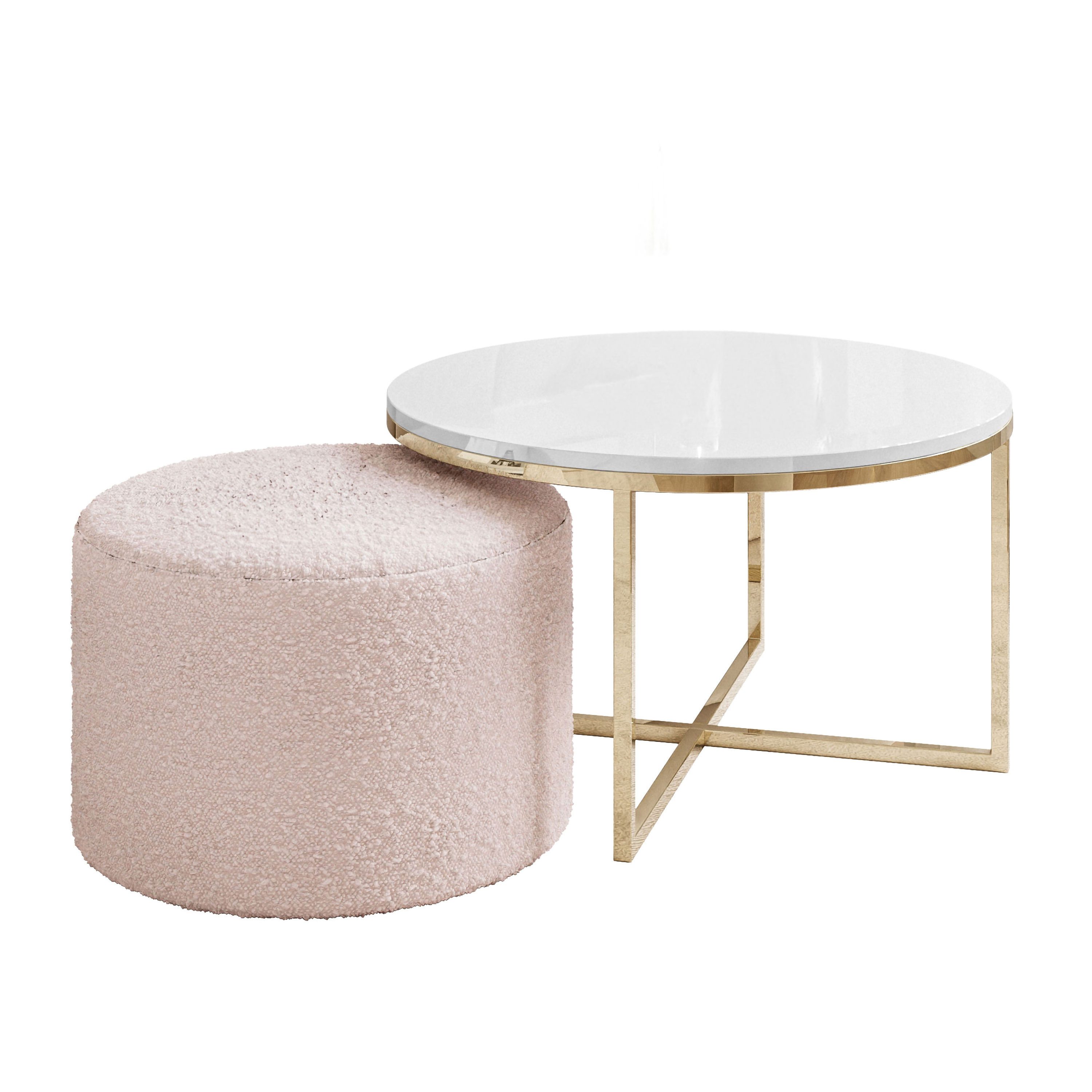 Lookway Couchtisch CIRI-X mit Hocker (Couchtisch günstig online kaufen