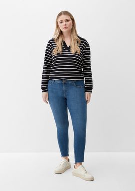 TRIANGLE Stoffhose Skinny: Jeans Ankle Leg Waschung, Ziernaht