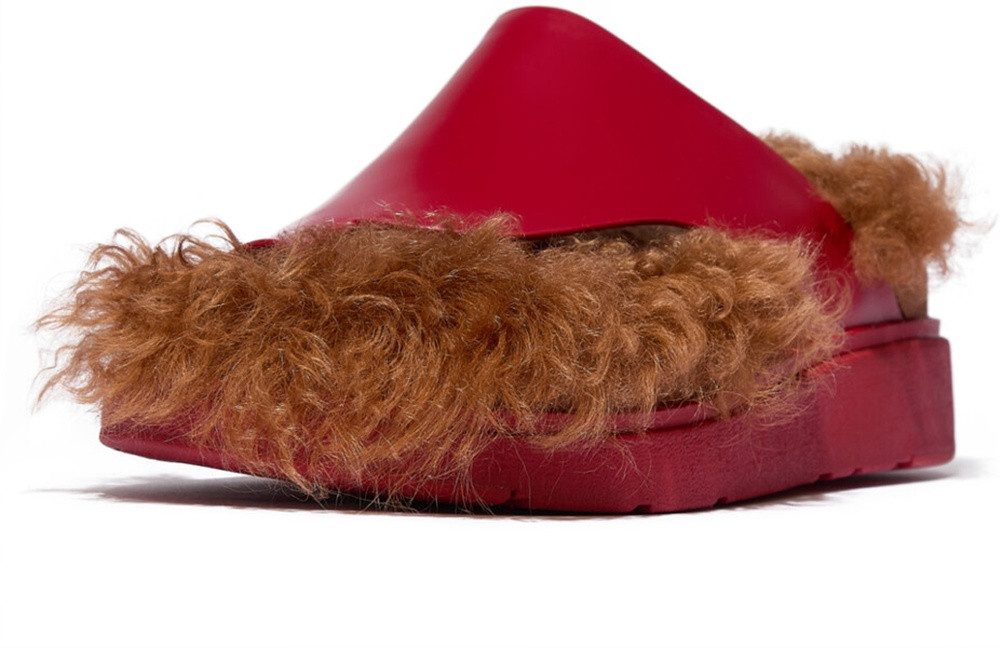 Fitflop Gen-FF X Roksanda Cut-Out Leather Slides Sandale