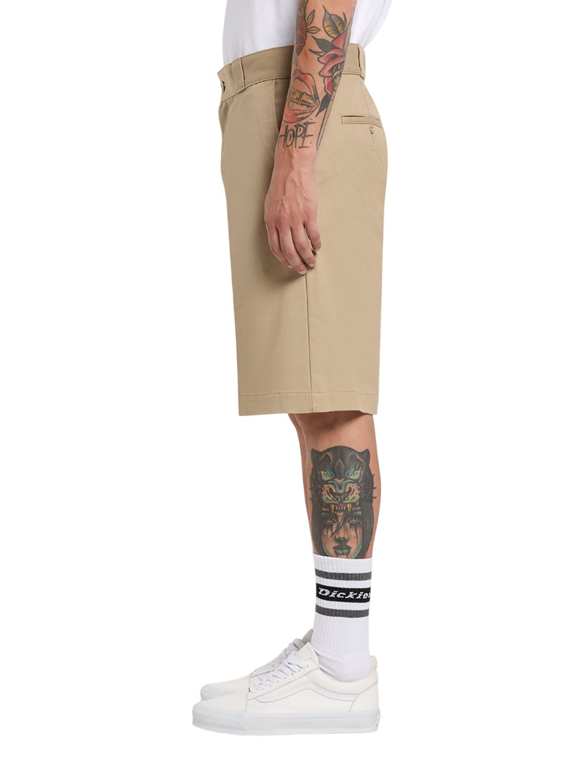 Dickies Shorts 247 10-Inch (kein Set) Rot gewebtes Dickies-Label