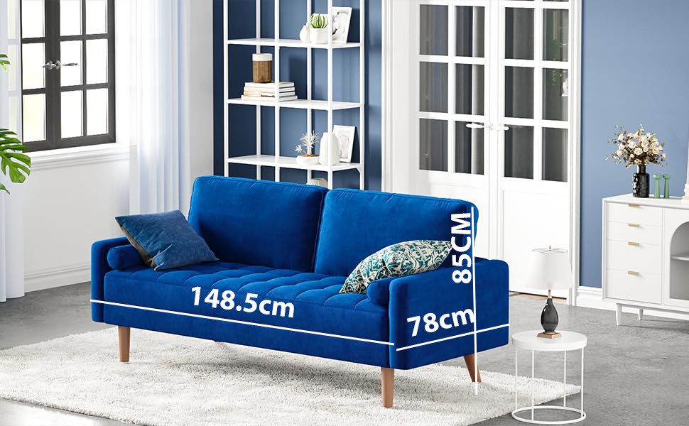 OUNUO Sofa 2 Sitzer Sofa 2er günstig online kaufen