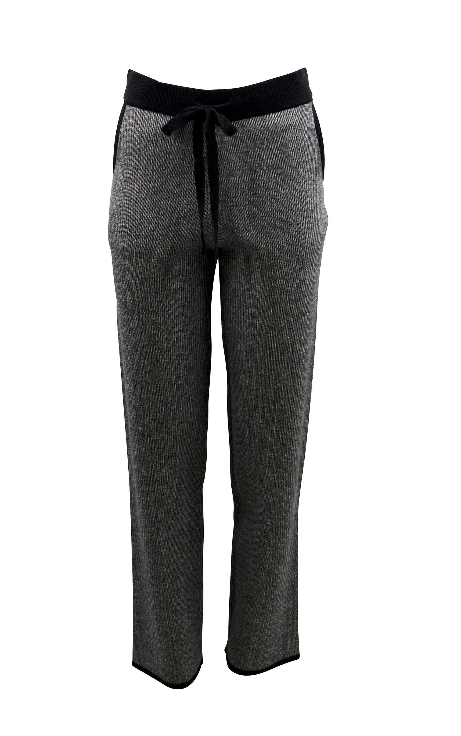 Strickhose mit Tunnelzug im Slim Fit