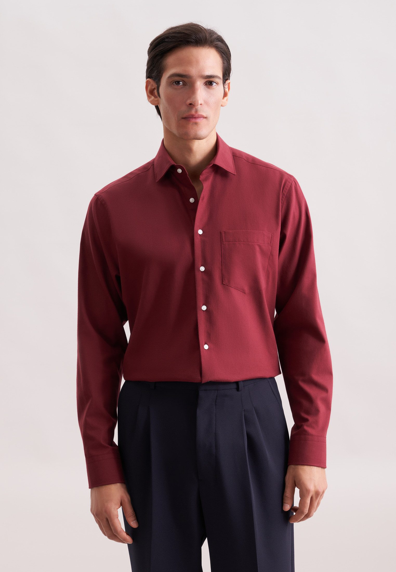 seidensticker Flanellhemd Schwarze Rose Regular 1/1 günstig online kaufen