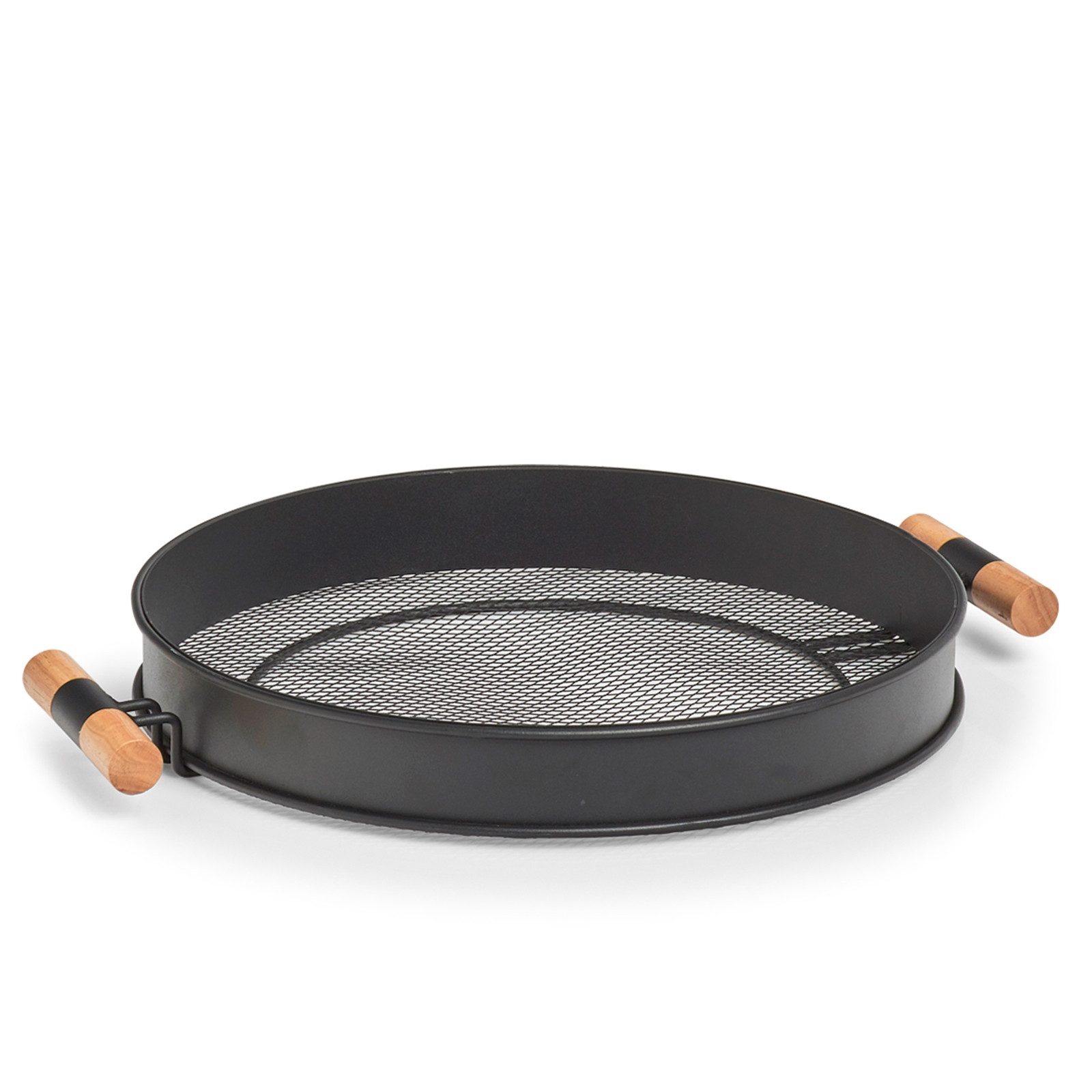 HTI-Living Tablett Serviertablett Metall, Metall, (Stück, 1-tlg., 1 Serviertablett ohne Dekoration), Baraccessoire rundes Tablett