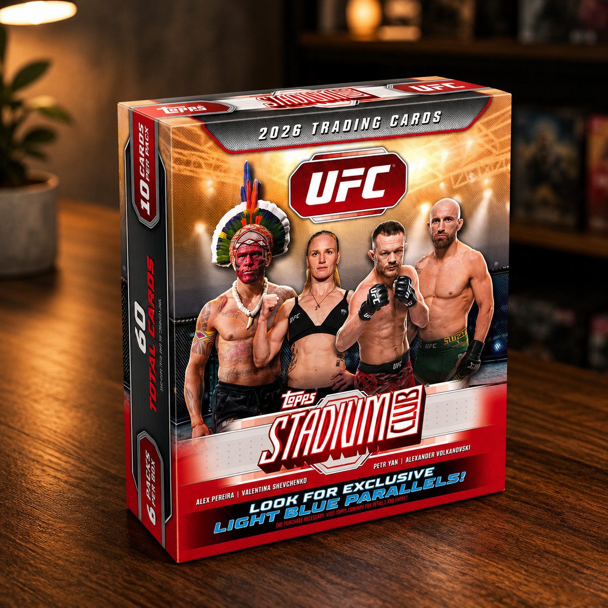 Topps Sammelkarte 2026 Topps Stadium Club UFC Mega Box Englisch