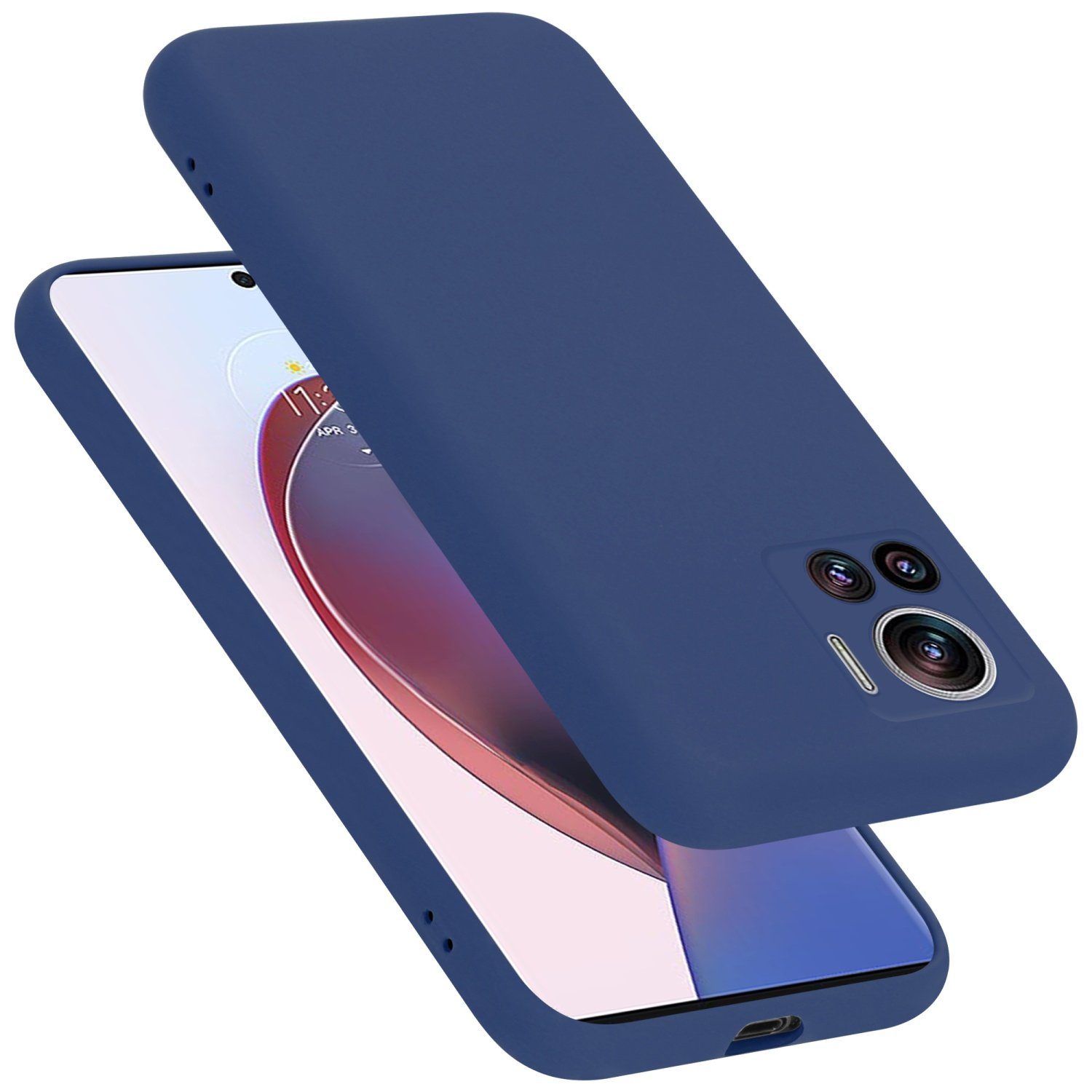 Cadorabo Handyhülle für Motorola EDGE 30 ULTRA / MOTO X30 PRO Hülle Motorola EDGE 30 ULTRA / X30 PRO, Flexible Hülle TPU Silikon Schutzhülle Back Cover Case