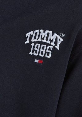 Tommy Hilfiger Sweatshirt TOMMY VARSITY HALF ZIP mit Logodruck auf der Brust