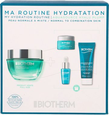 BIOTHERM Gesichtspflege-Set Aquasource Hyalu Plump Gel Value Set, 4-tlg.