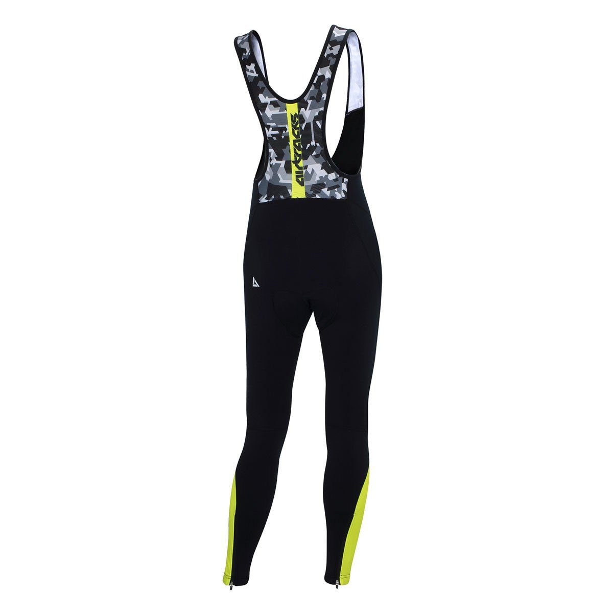 Airtracks Fahrradhose Herren Thermo Fahrradhose mit Träger Lang Pro Team (Radhose mit Kälteschutz & Komfort für Herbst - Winter) » S M L Xl XXl XXXL «