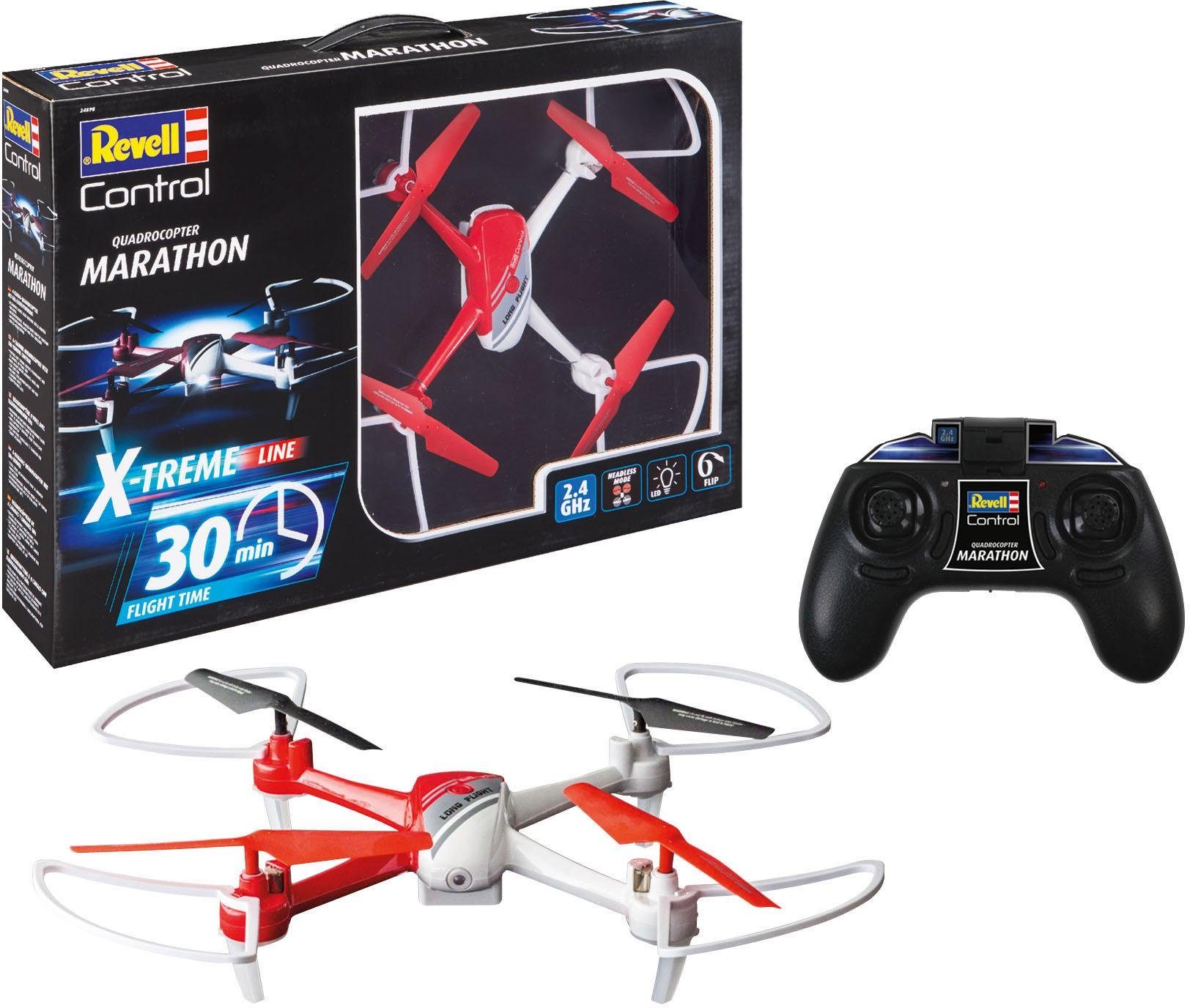 Revell® RC-Quadrocopter Revell® control, Marathon X-treme Line, 2,4 GHz, zweifarbige LED-Beleuchtung